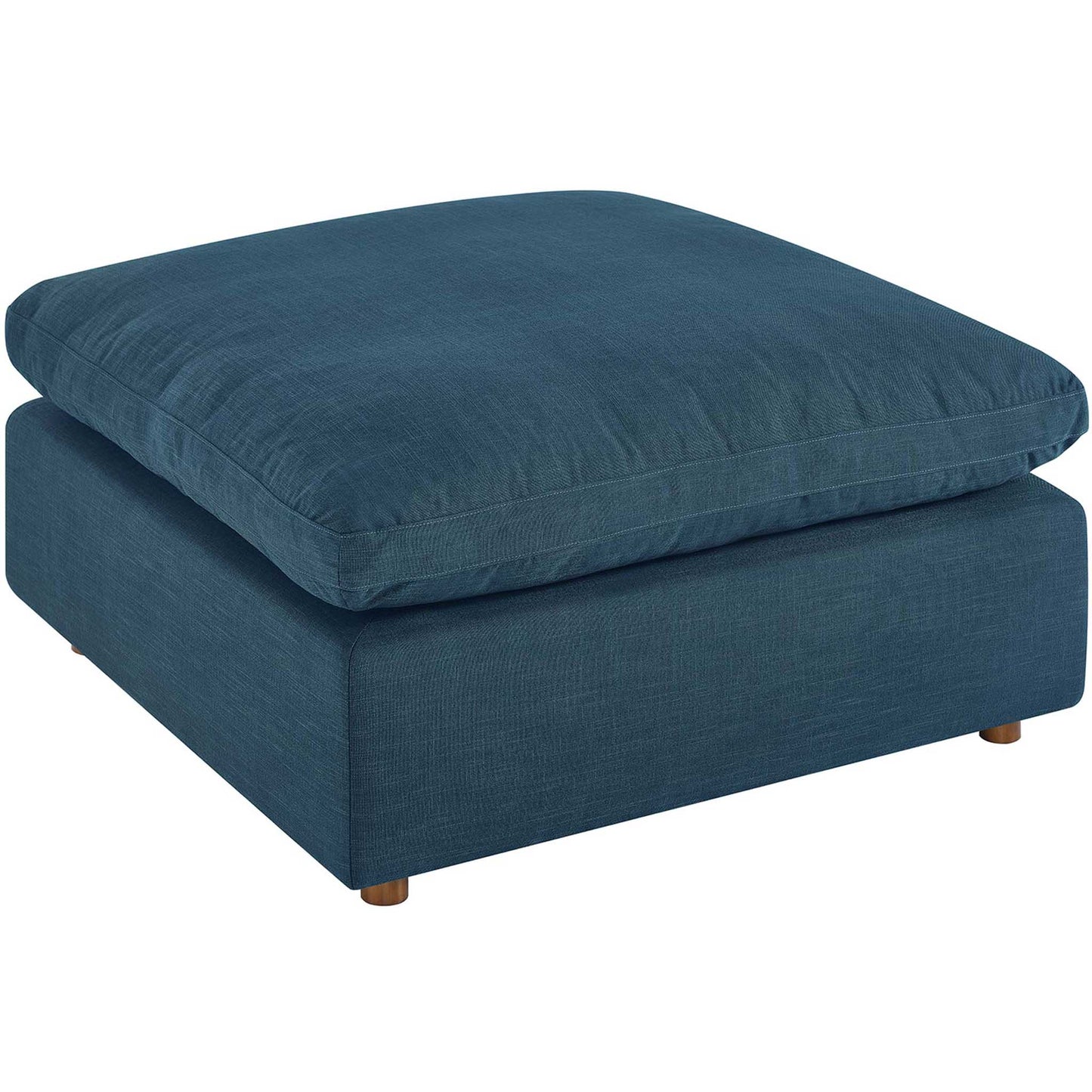 Haven 3 Seater Sectional Sofa With Ottoman, Azure