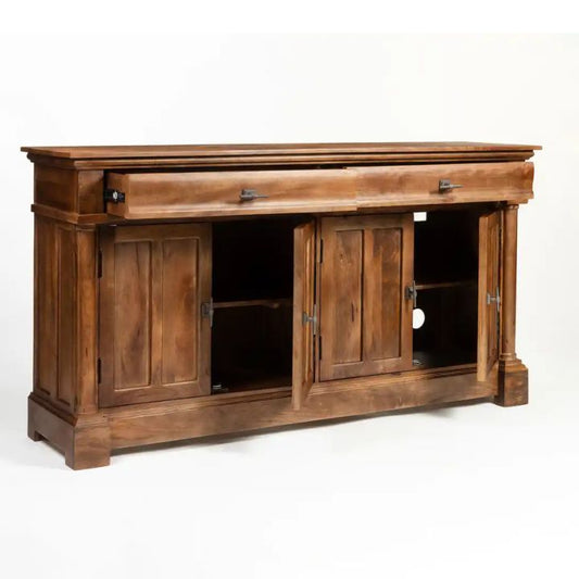 Padova 70" Solid Wood Sideboard, Light Walnut