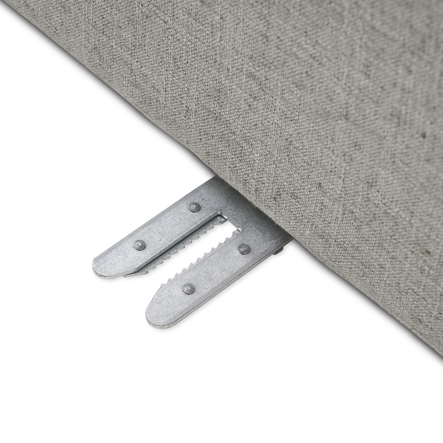 Duke 84" Deep Seat Sectional Sofa, 2 Seater, Gray