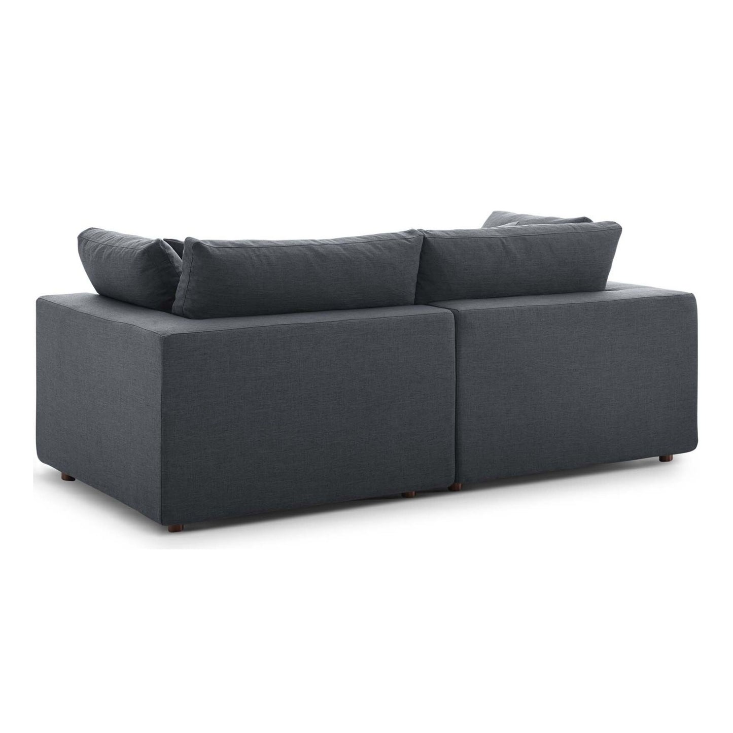 Haven 2 Seater Sectional Sofa, Gray