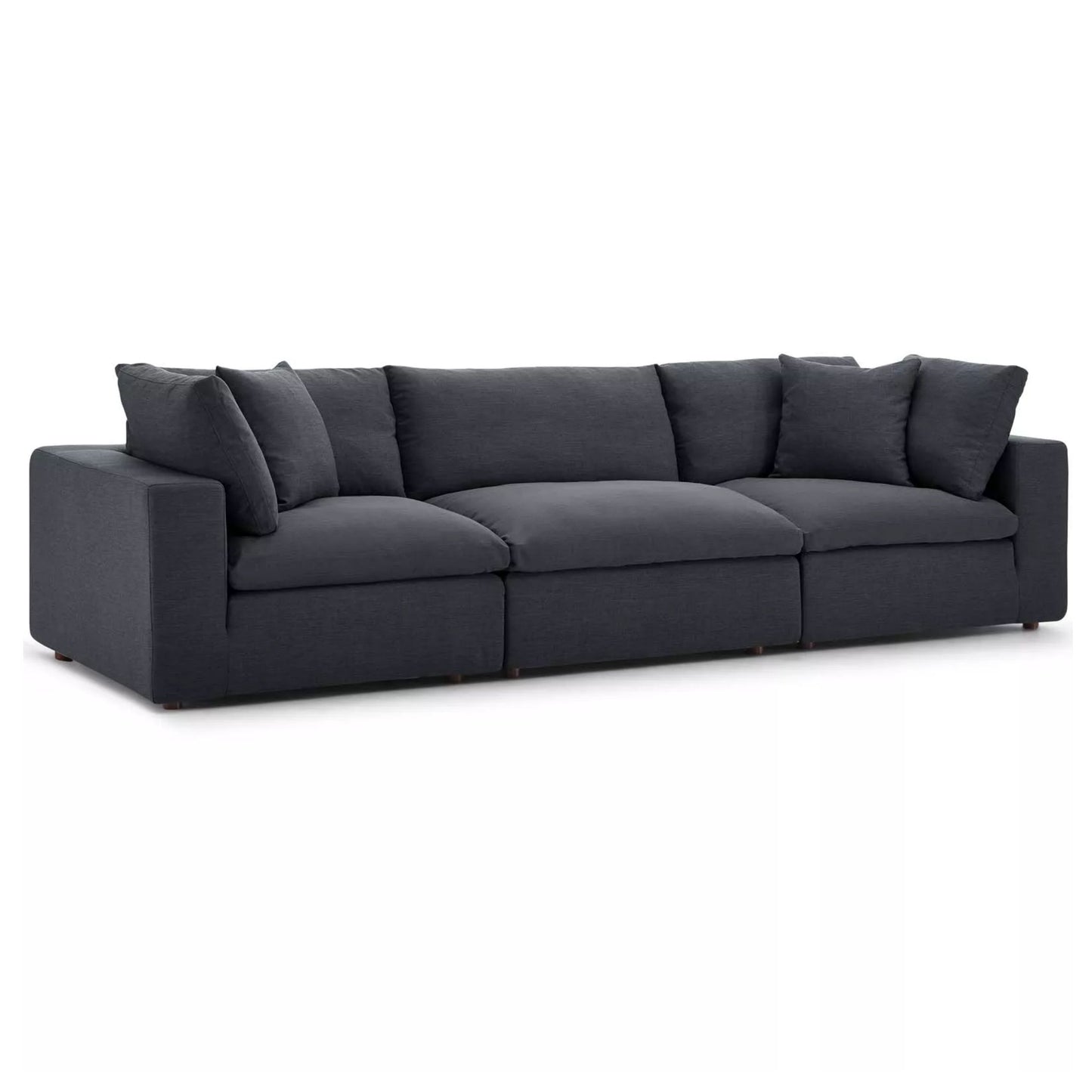 Haven 3 Seater Sectional Sofa, Gray