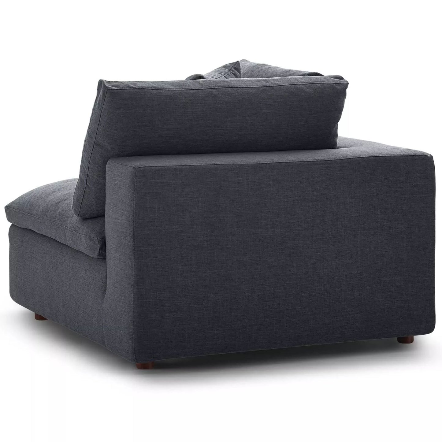 Haven 3 Seater Sectional Sofa With Ottoman, Gray