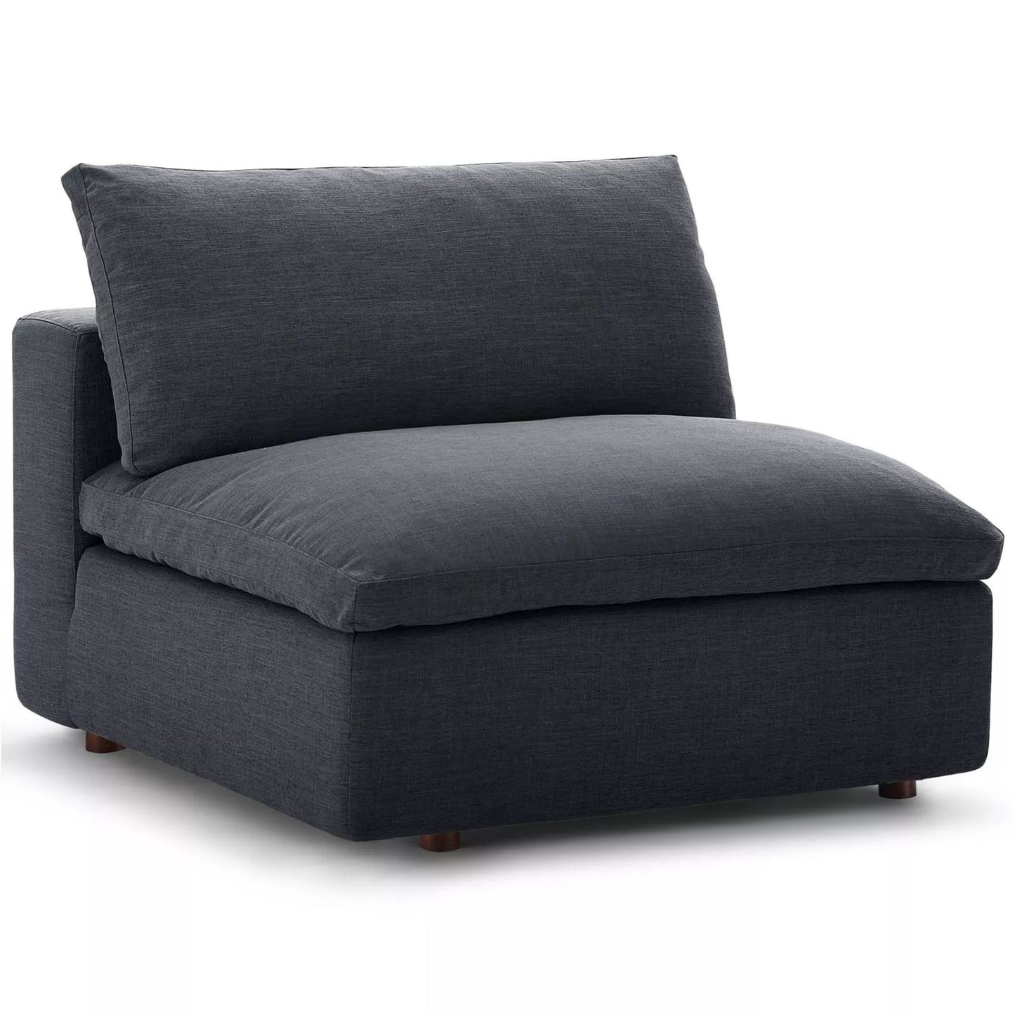 Haven 3 Seater Sectional Sofa With Ottoman, Gray