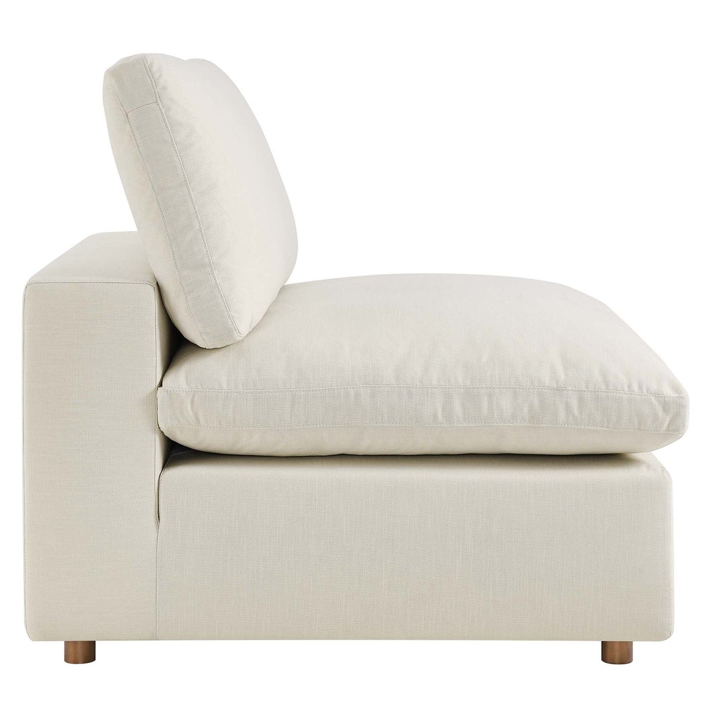 Haven 3 Seater Sectional Sofa With Ottoman, Beige