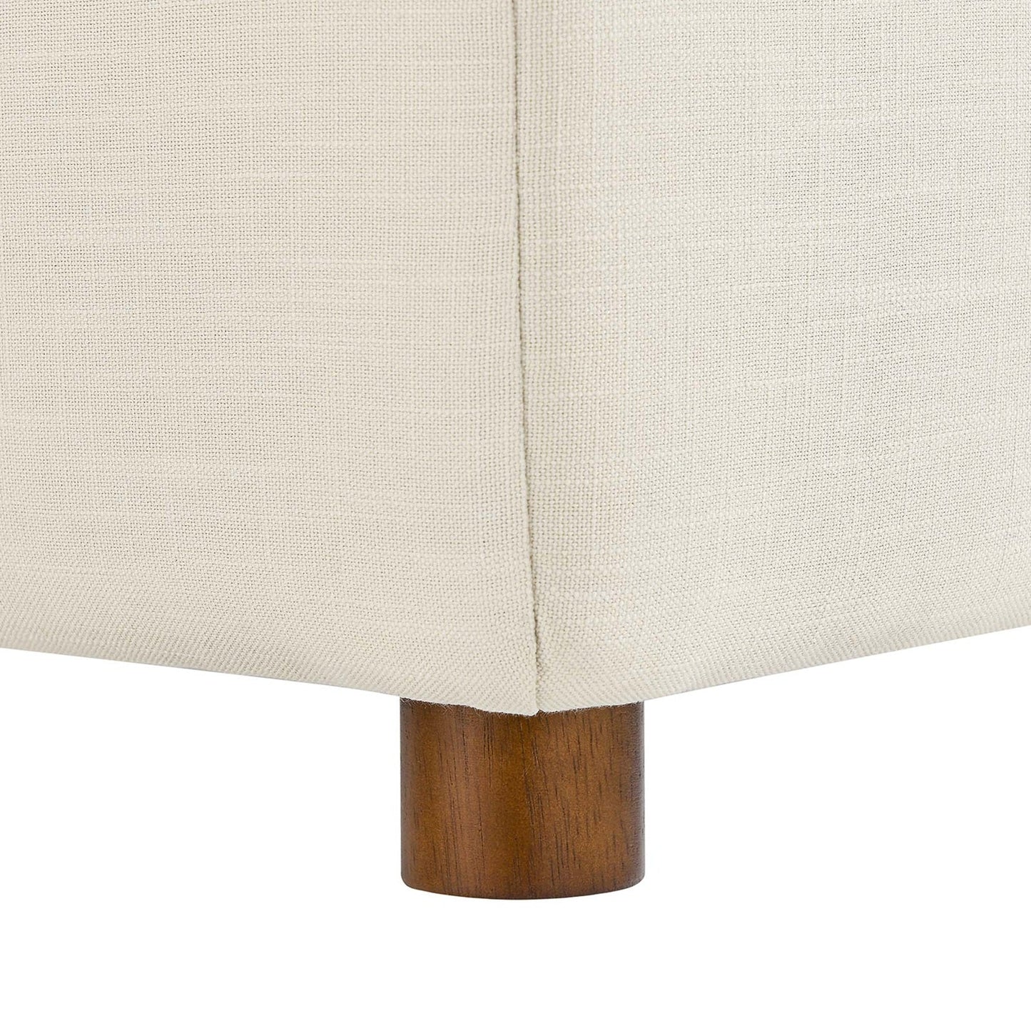 Haven 3 Seater Sectional Sofa With Ottoman, Beige