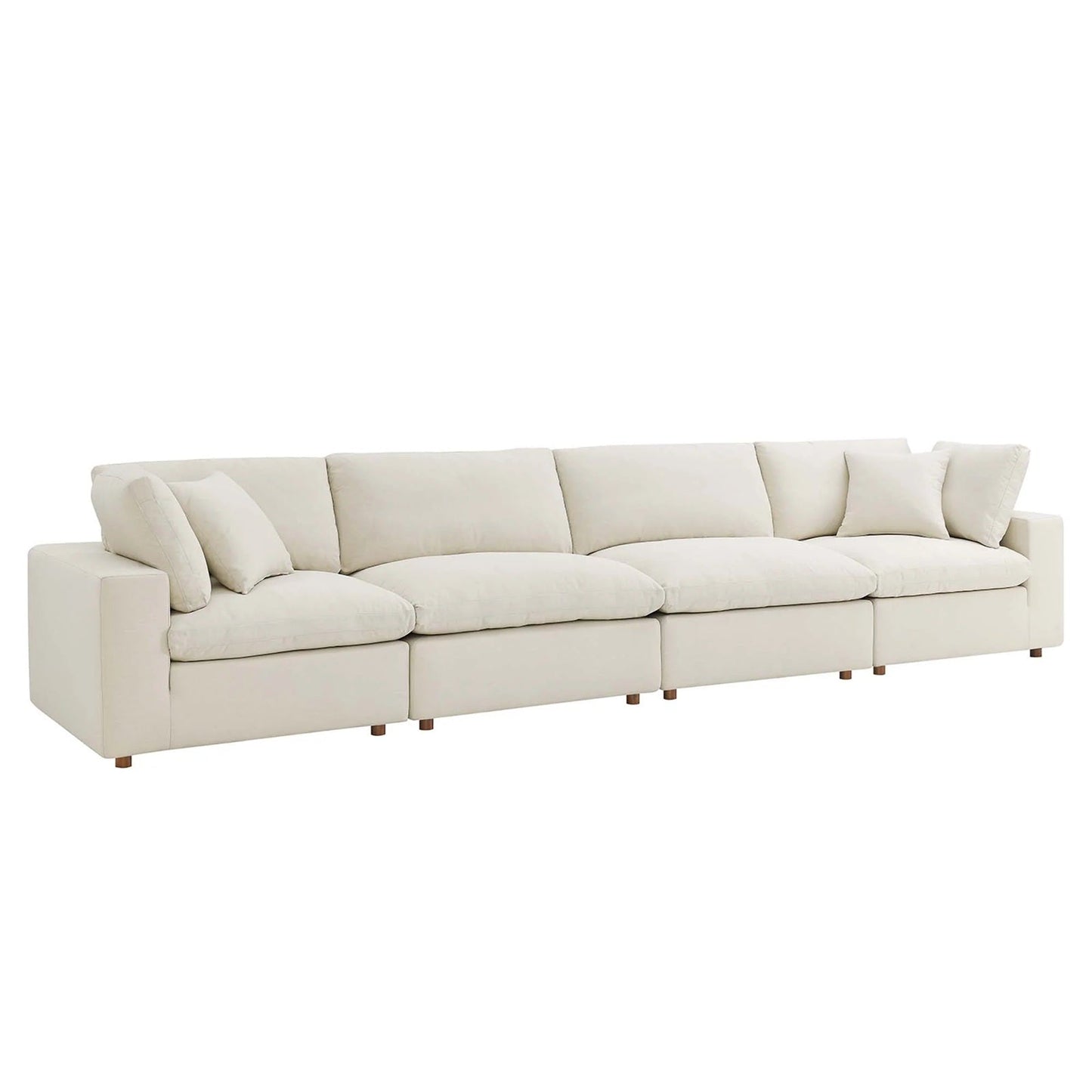 Haven 4 Seater Sectional Sofa, Beige