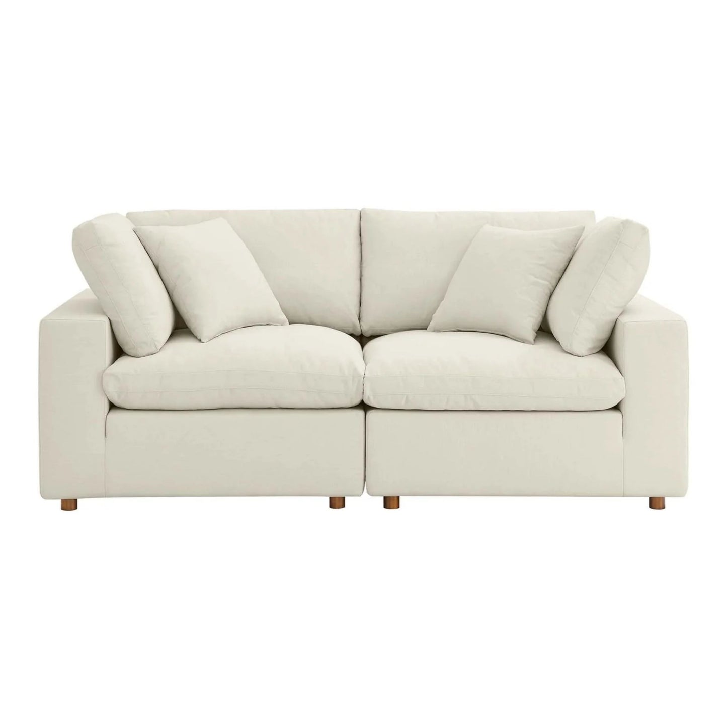 Haven 2 Seater Sectional Sofa, Beige