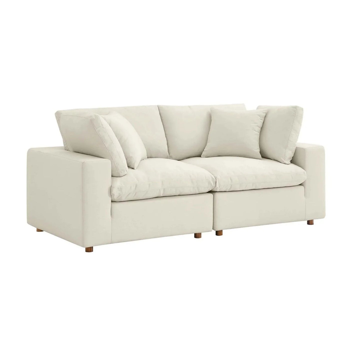 Haven 2 Seater Sectional Sofa, Beige
