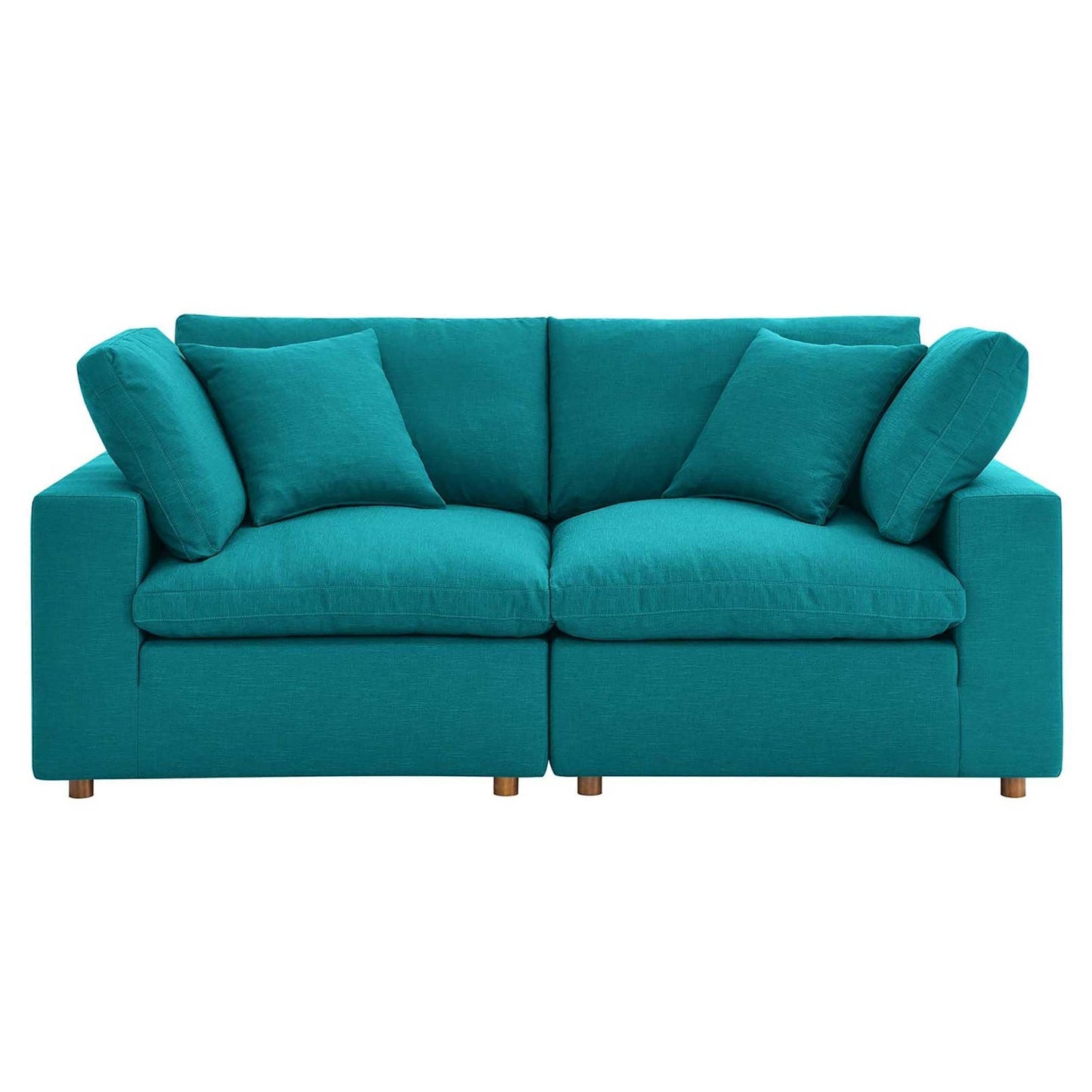 Haven 2 Seater Sectional Sofa, Teal