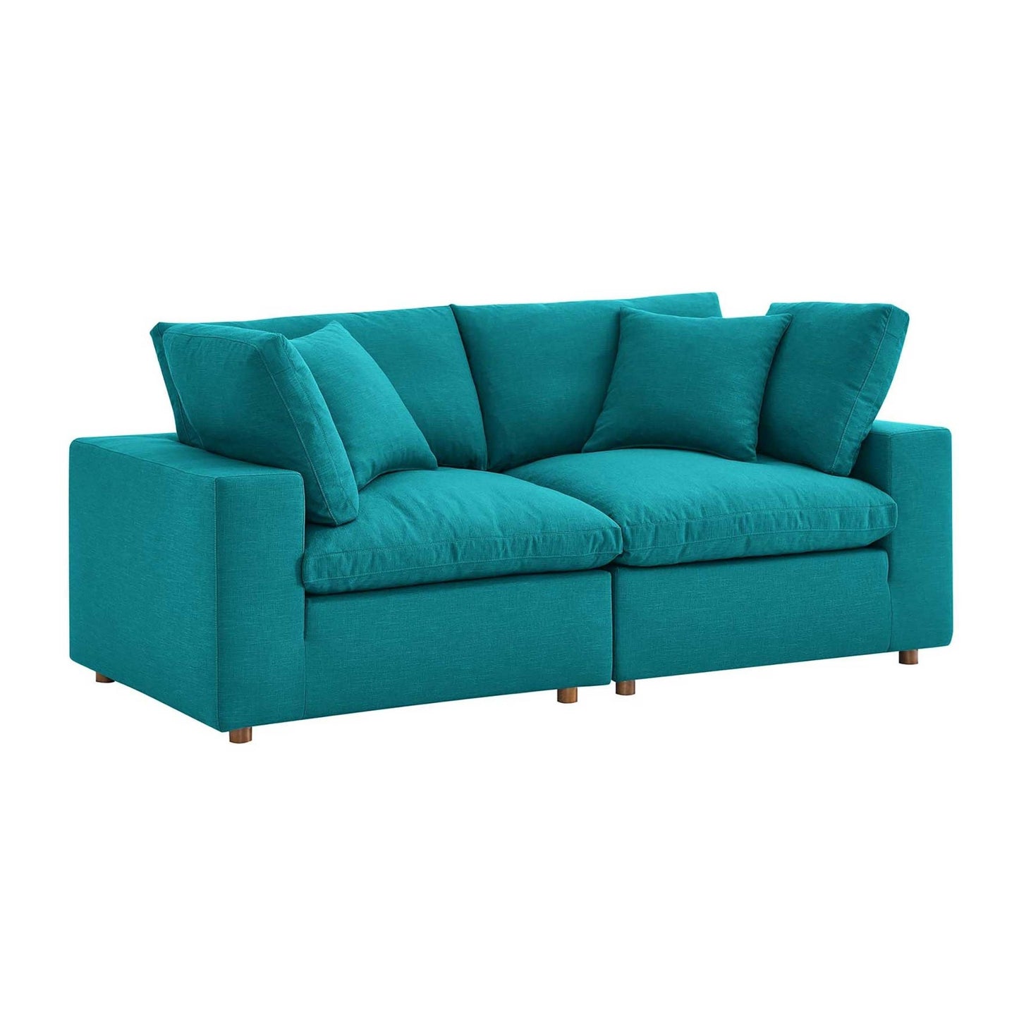 Haven 2 Seater Sectional Sofa, Teal