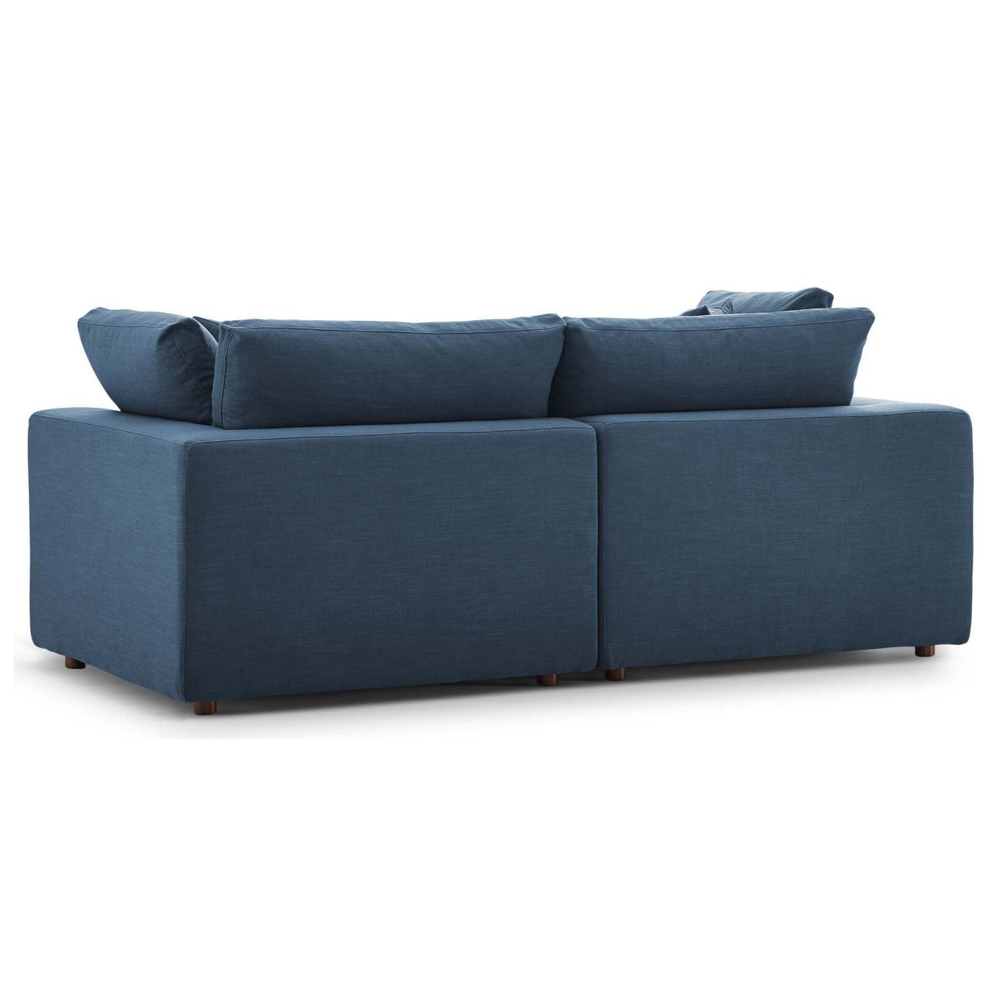 Haven 2 Seater Sectional Sofa, Azure