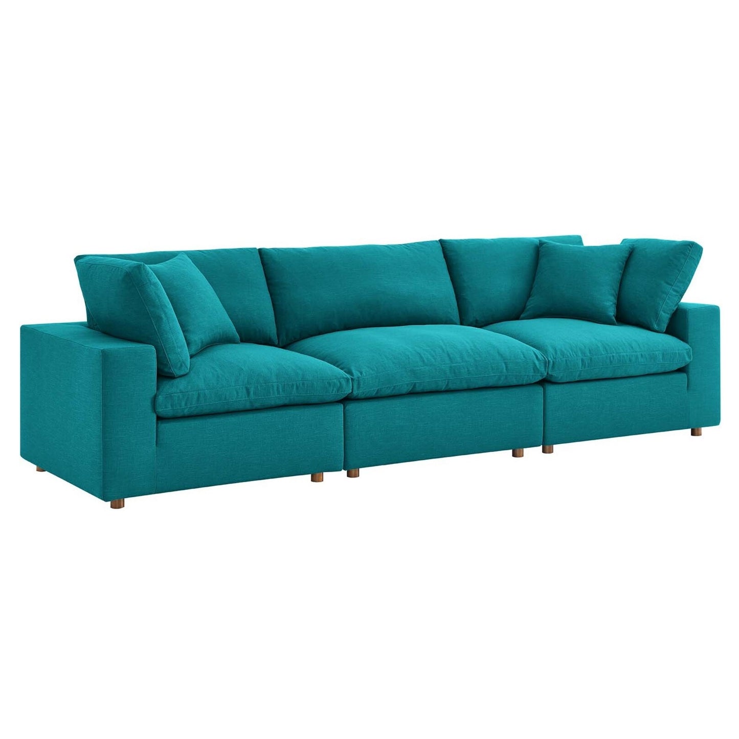 Haven 3 Seater Sectional Sofa, Teal