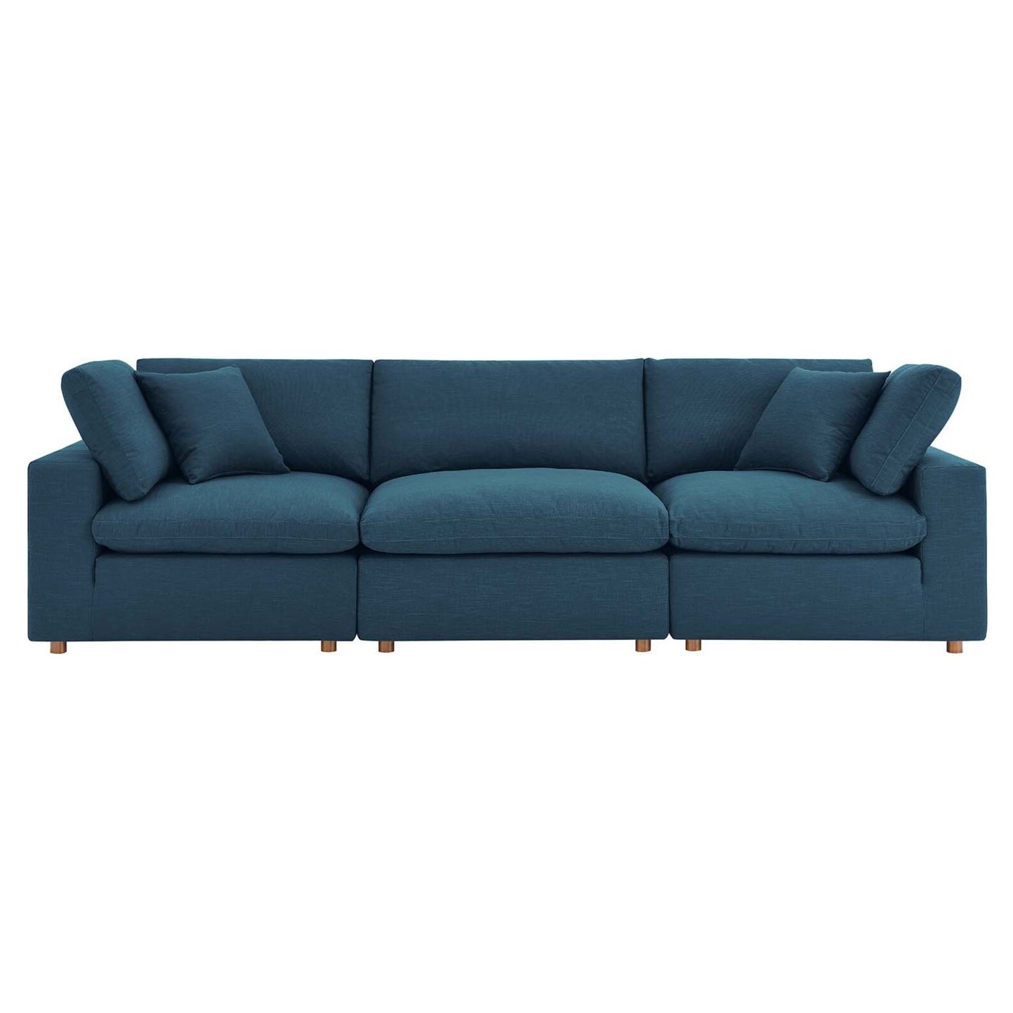 Haven 3 Seater Sectional Sofa, Azure