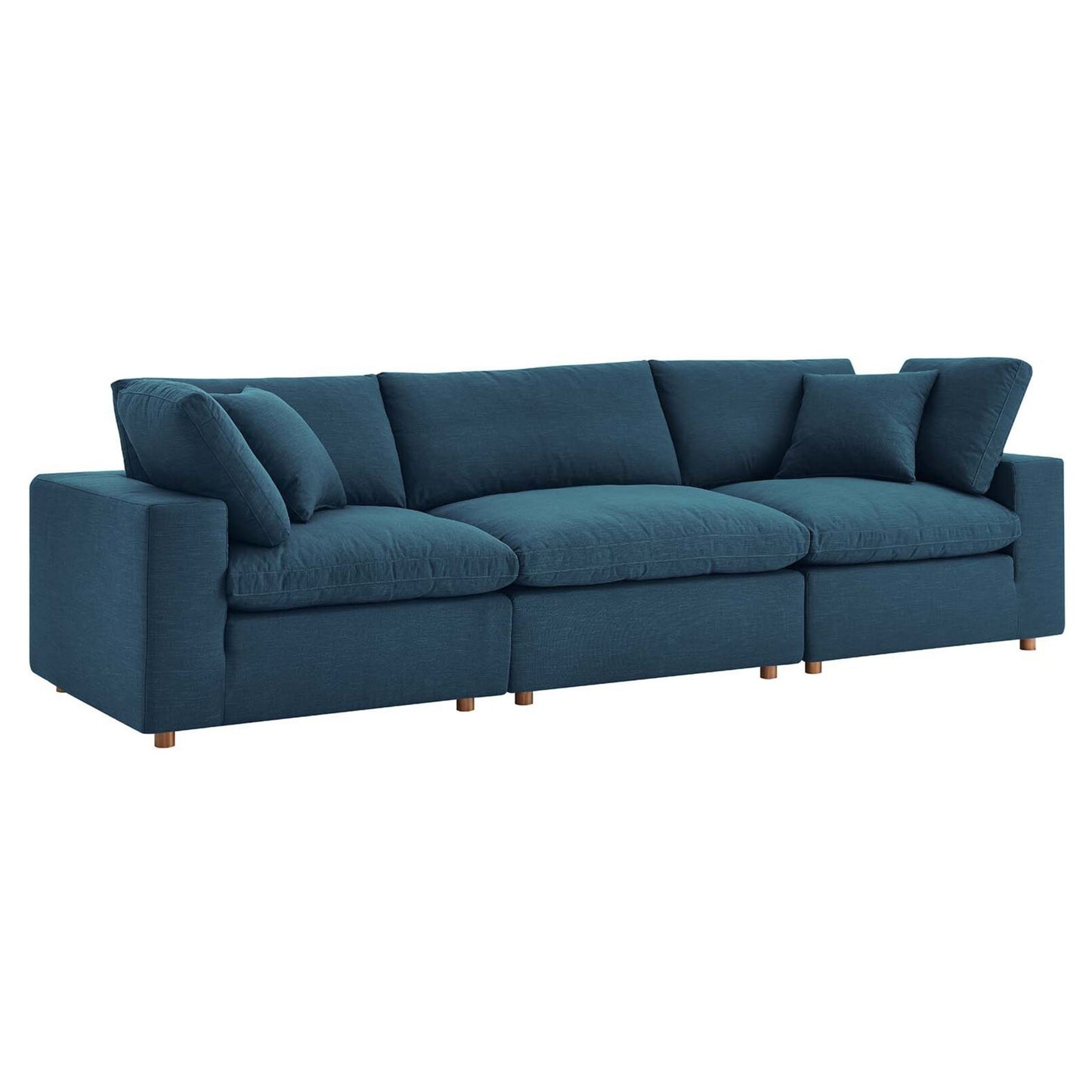 Haven 3 Seater Sectional Sofa, Azure