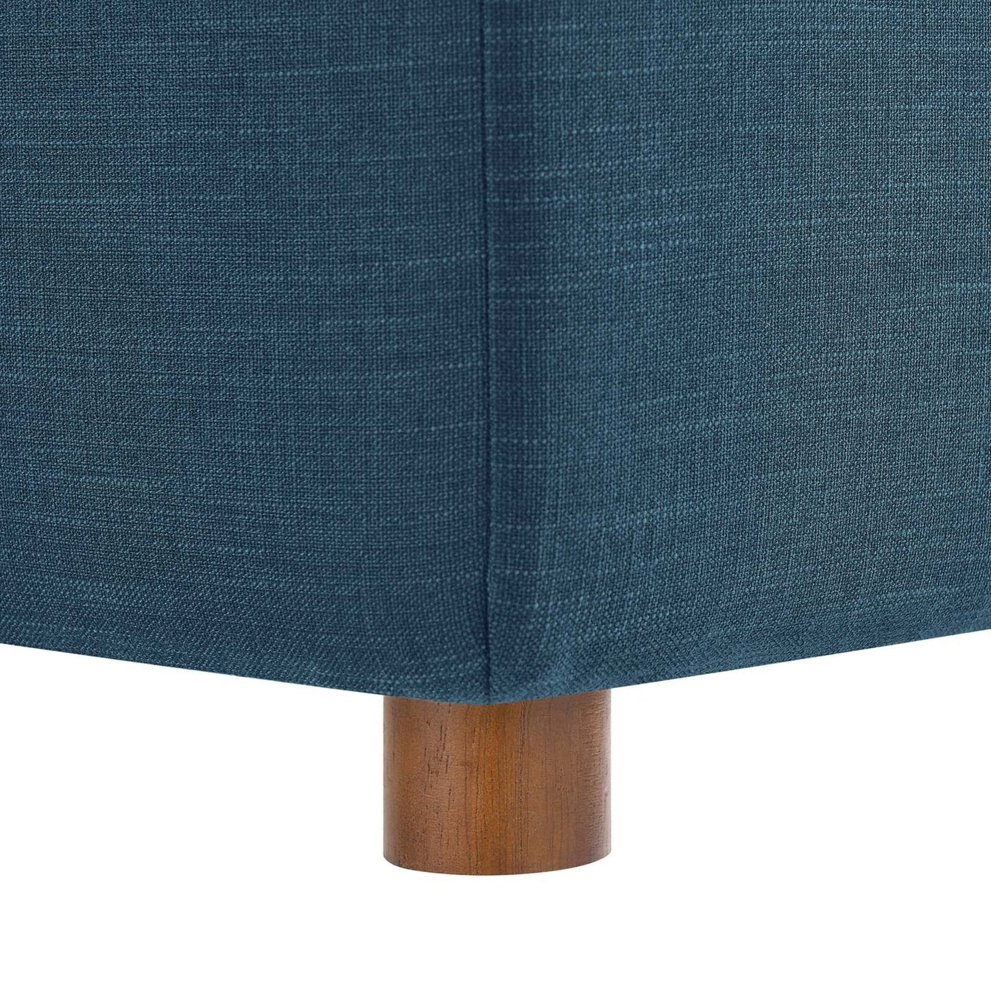 Haven 3 Seater Sectional Sofa With Ottoman, Azure