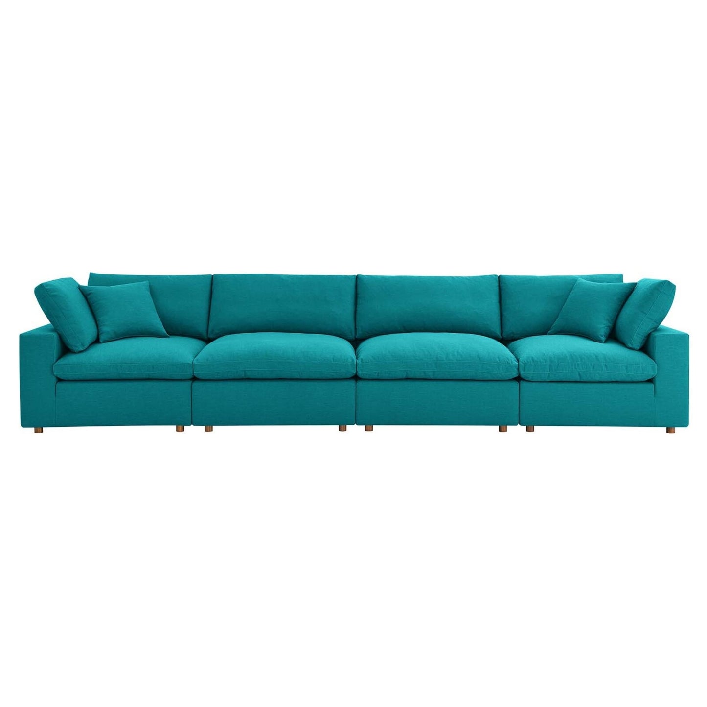Haven 4 Seater Sectional Sofa, Teal
