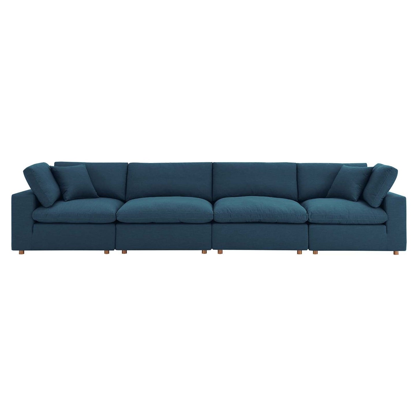 Haven 4 Seater Sectional Sofa, Azure
