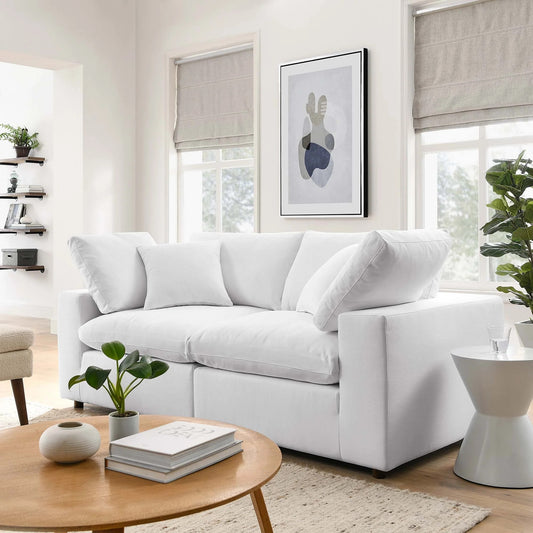 Haven 2 Seater Sectional Sofa, White