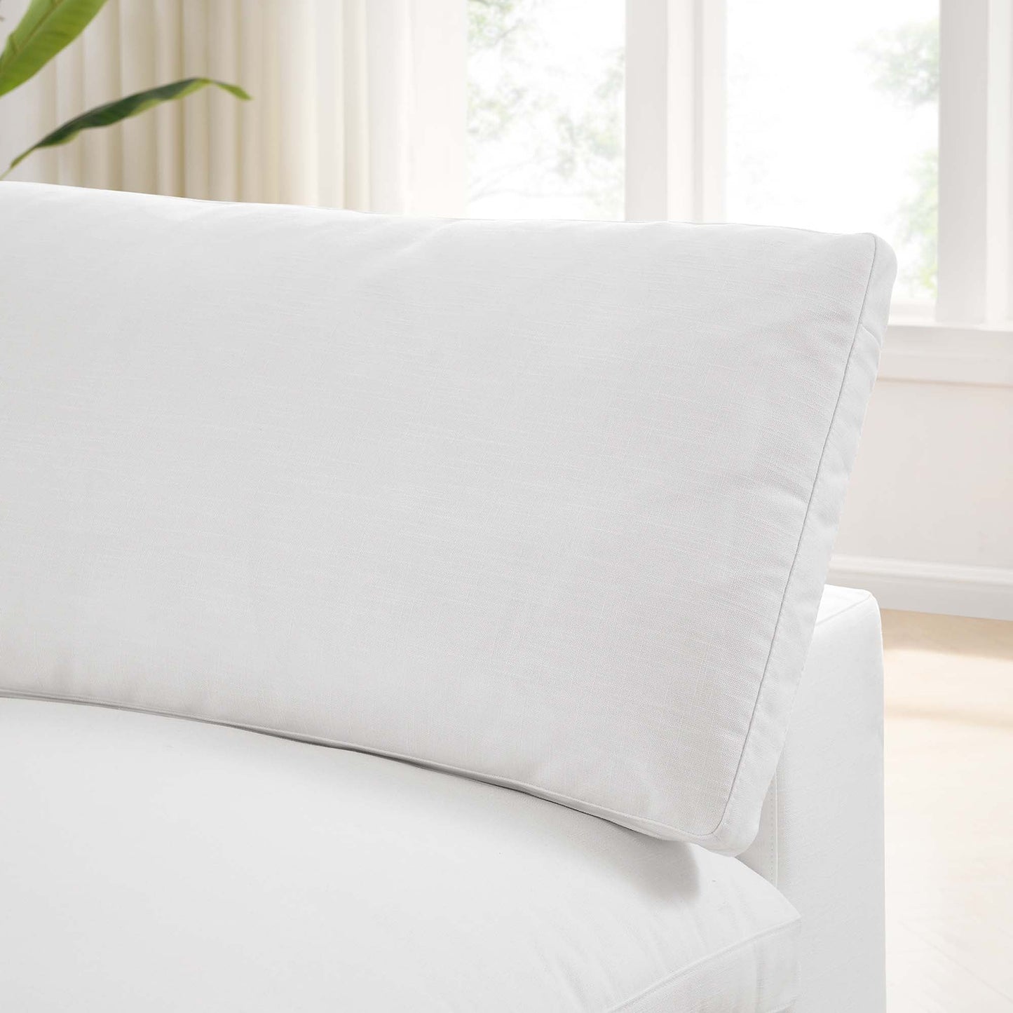Haven 3 Seater Sectional Sofa With Ottoman, White