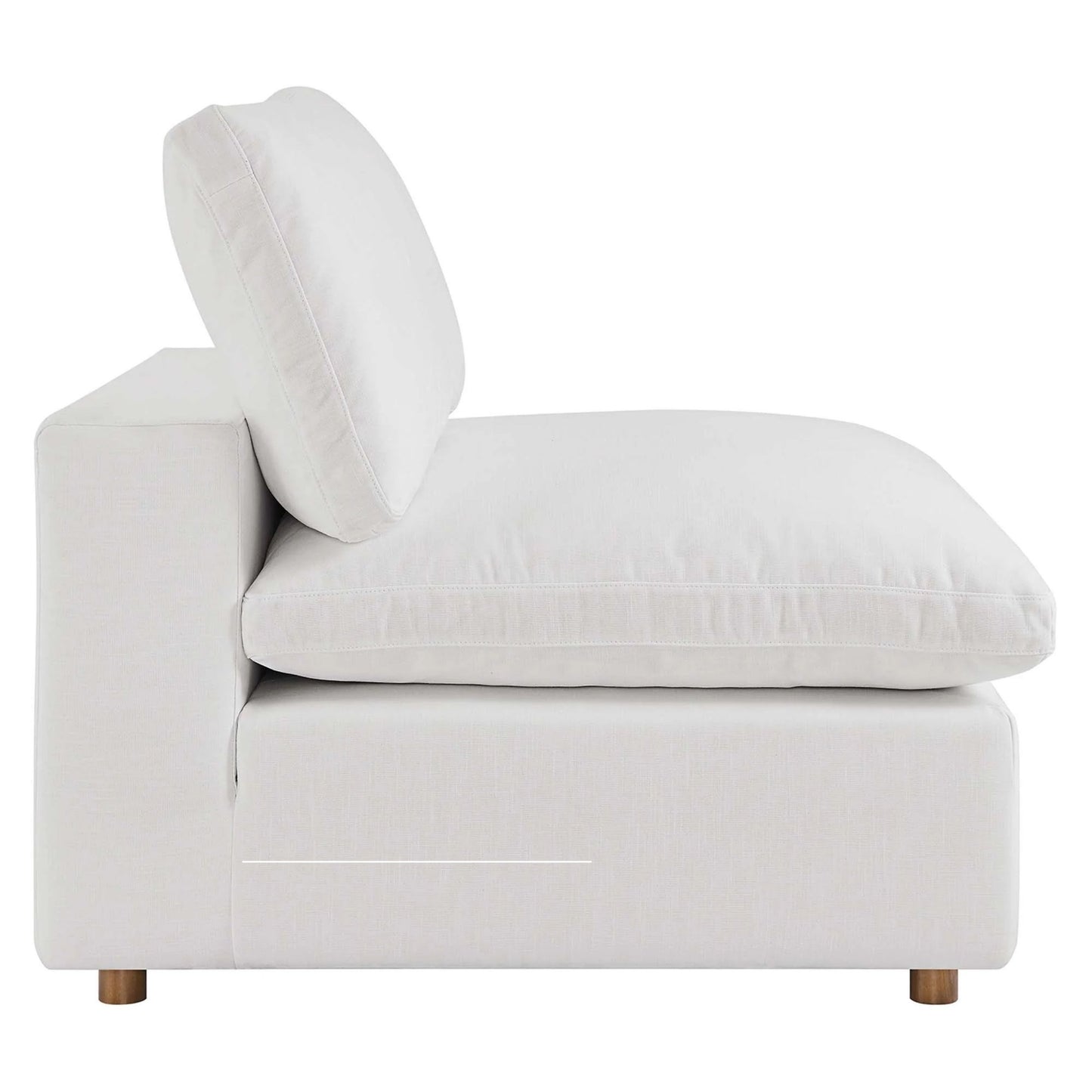 Haven 3 Seater Sectional Sofa With Ottoman, White