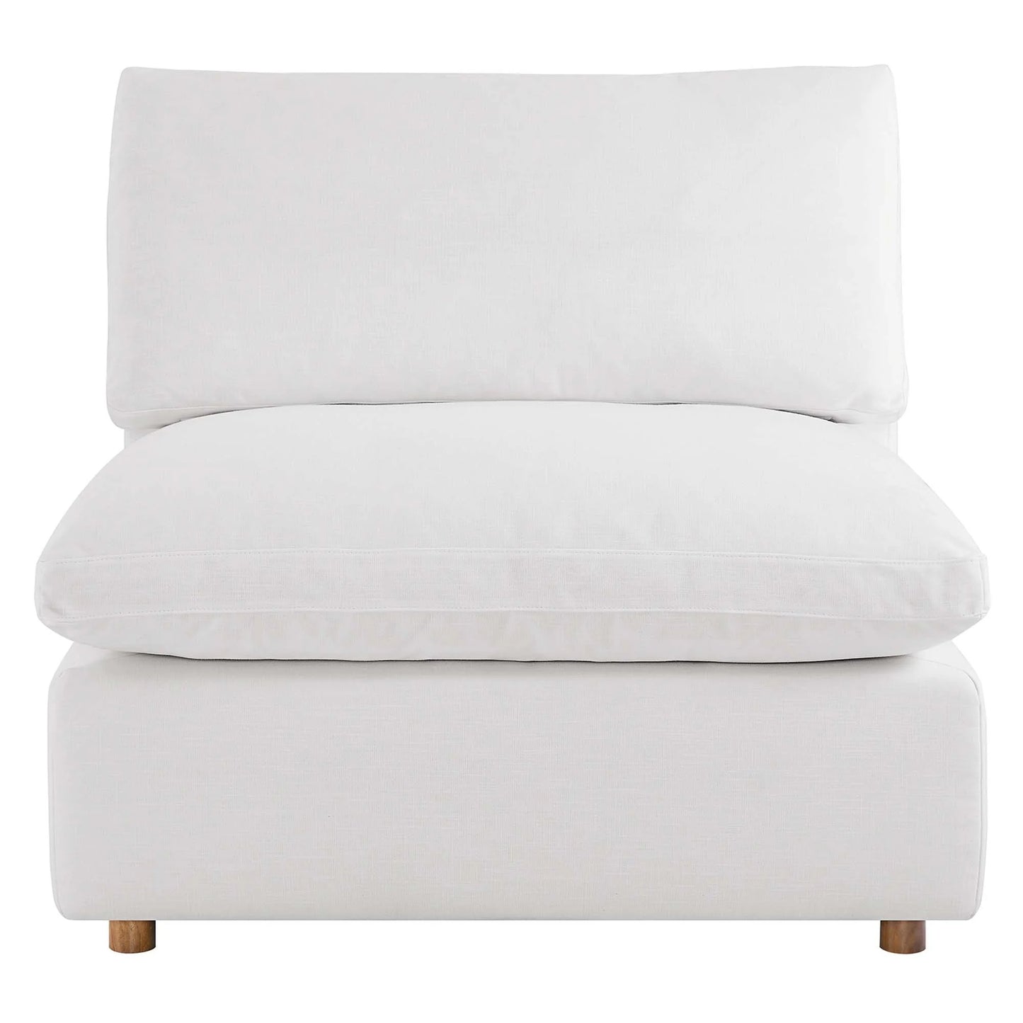 Haven 3 Seater Sectional Sofa With Ottoman, White