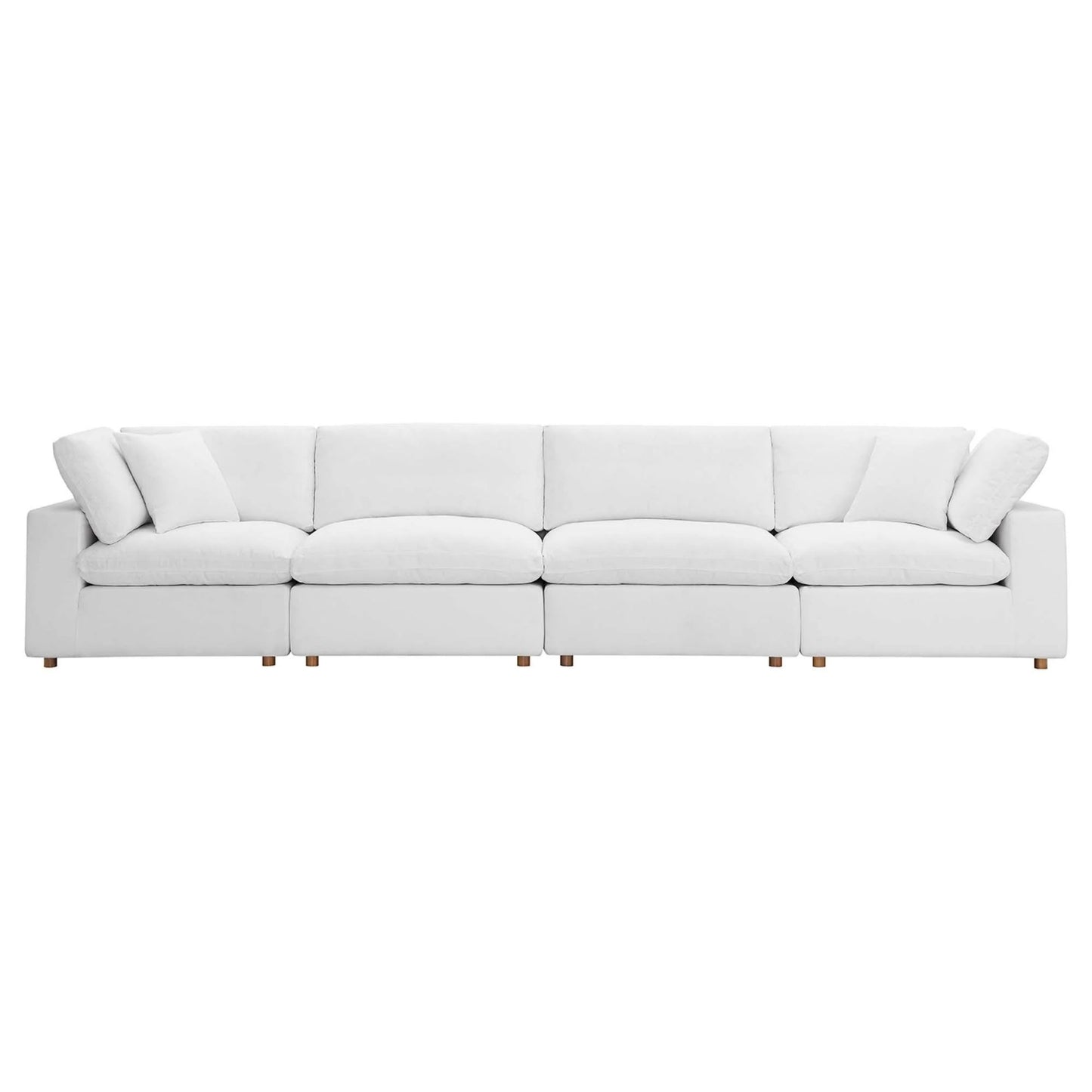 Haven 4 Seater Sectional Sofa, White