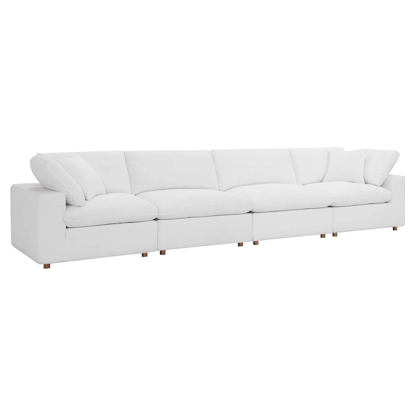 Haven 4 Seater Sectional Sofa, White