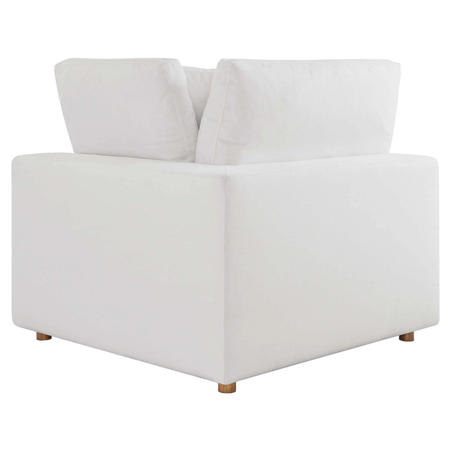 Haven 3 Seater Sectional Sofa With Ottoman, White