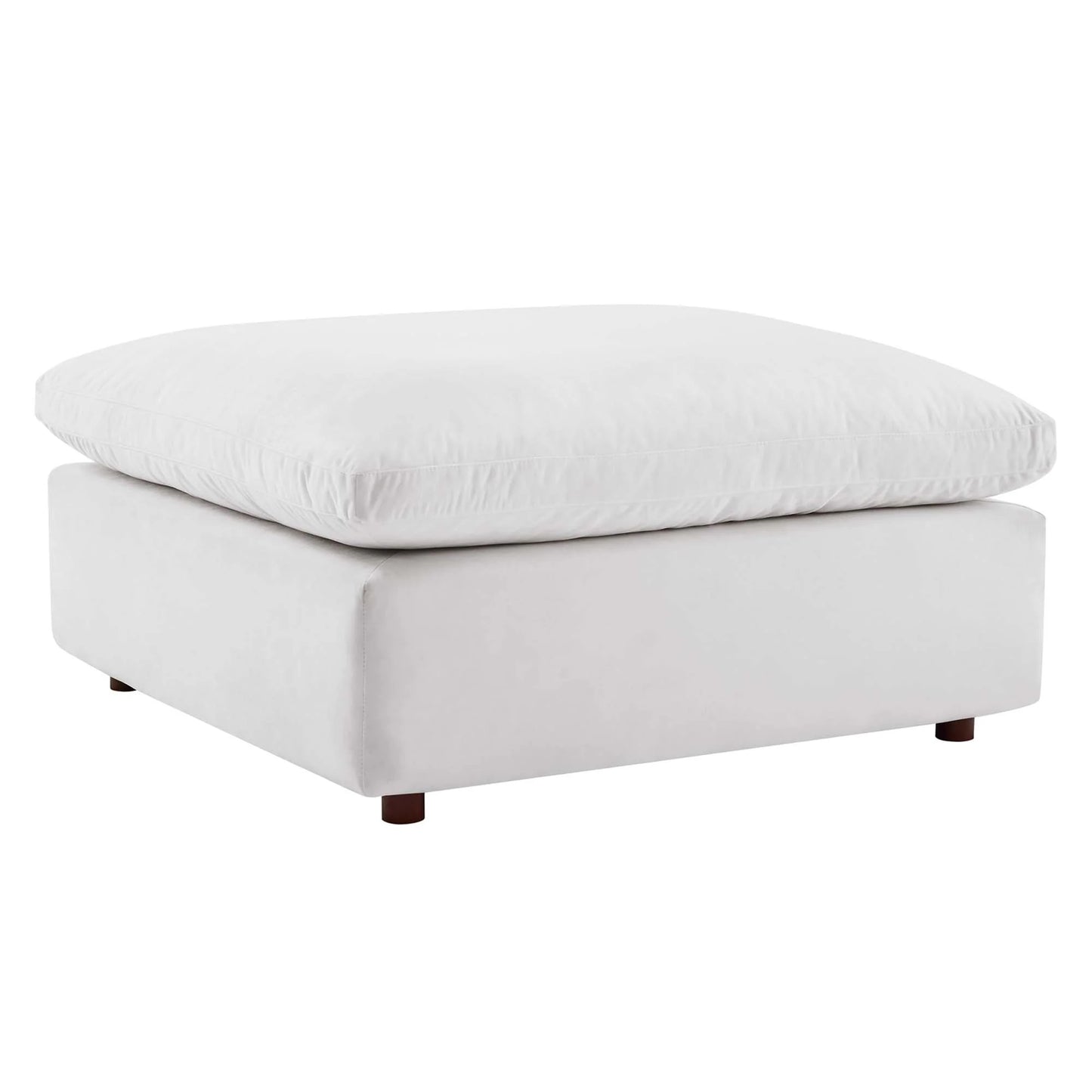 Haven 3 Seater Sectional Sofa With Ottoman, White