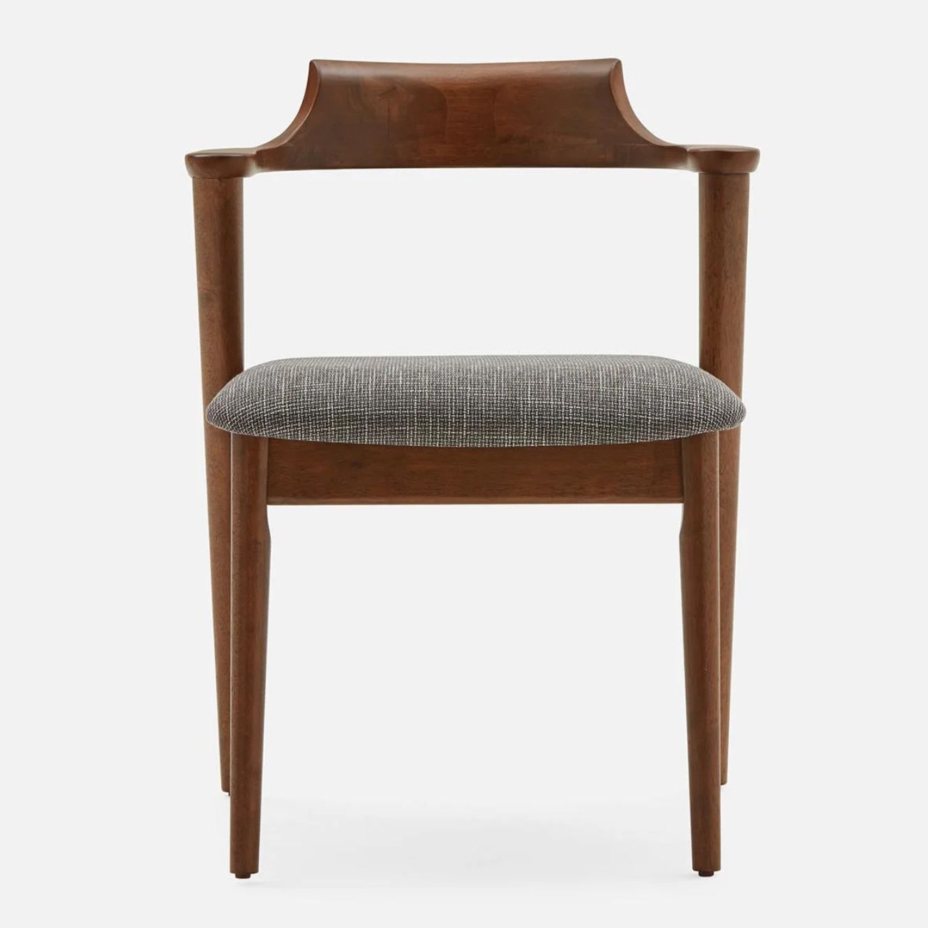 Tino Fabric Armchair, Dark Gray