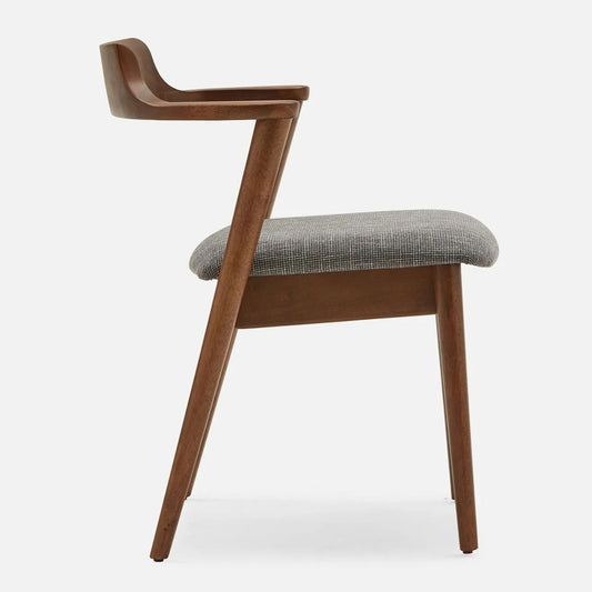 Tino Fabric Armchair, Dark Gray