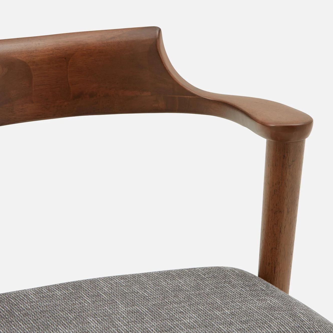 Tino Fabric Armchair, Dark Gray