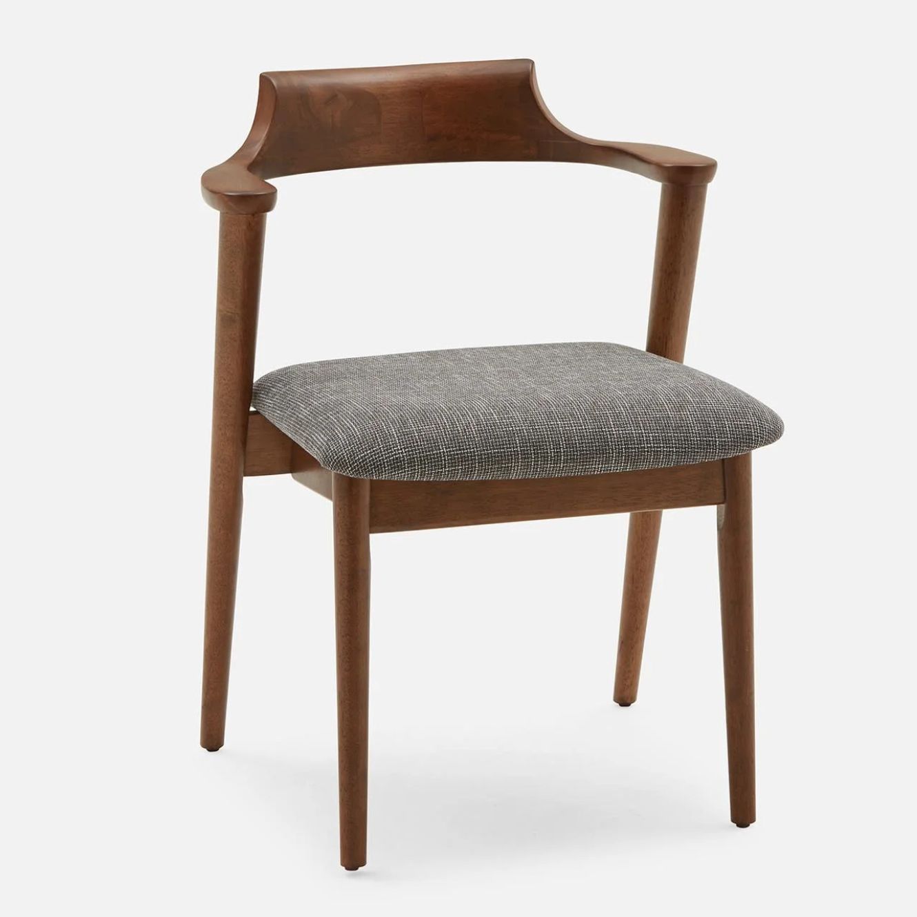 Tino Fabric Armchair, Dark Gray