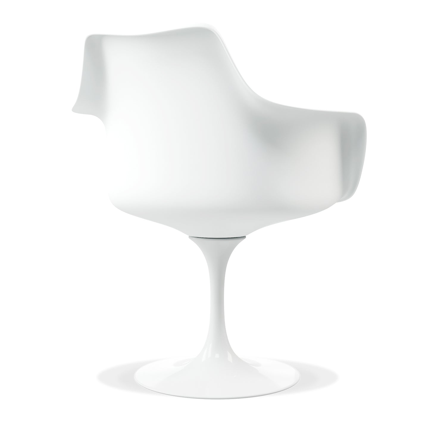 Tulip Swivel Armchair, Gray