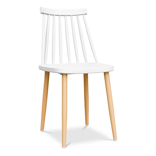 Spindle Dining Chair, White