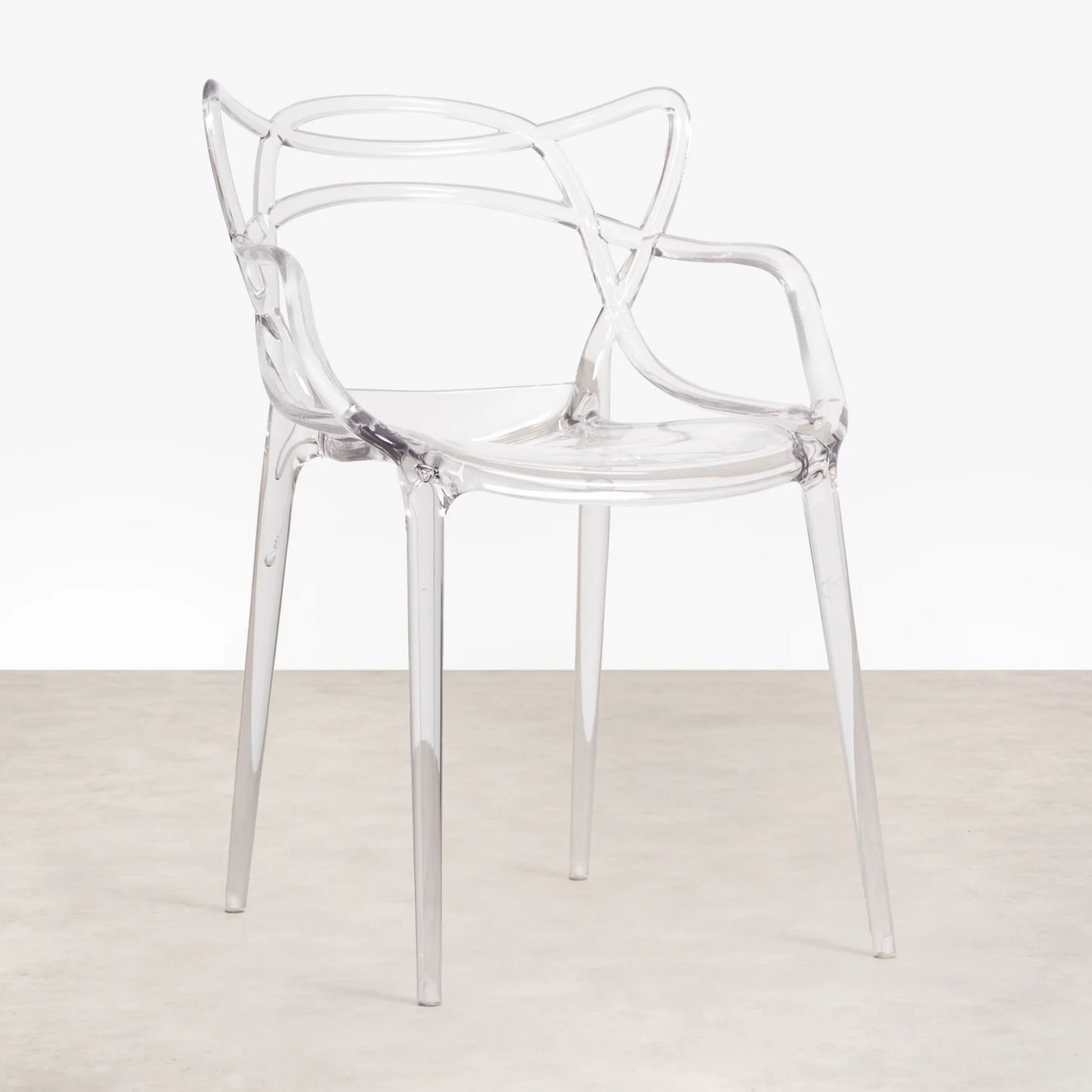 Master Dining Chair, Clear