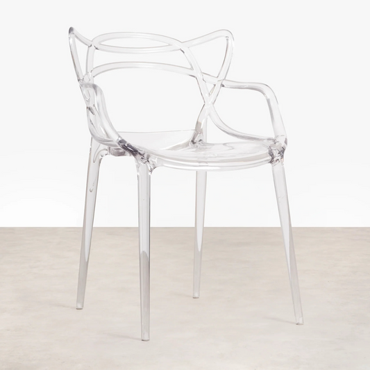 Master Dining Chair, Clear