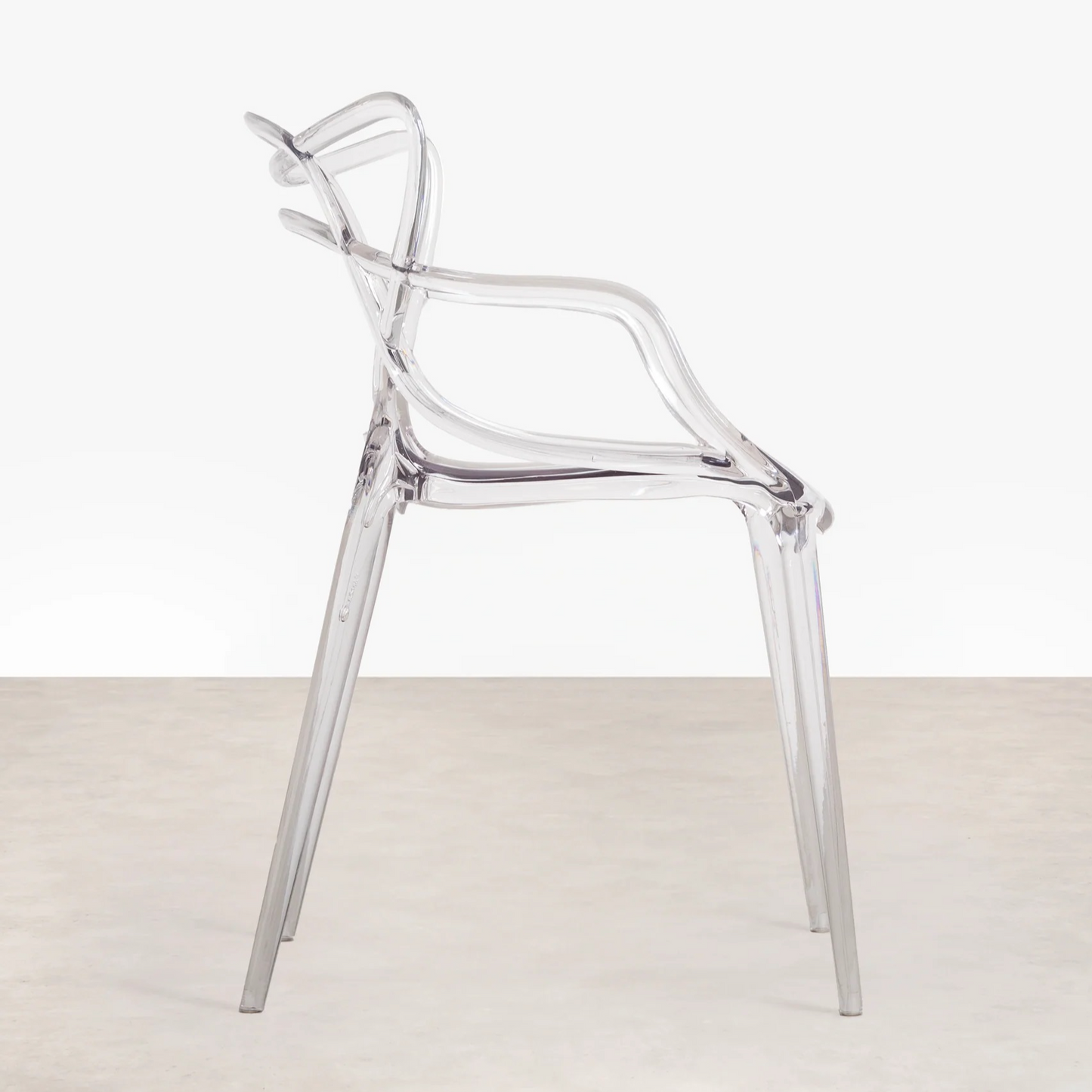 Master Dining Chair, Clear