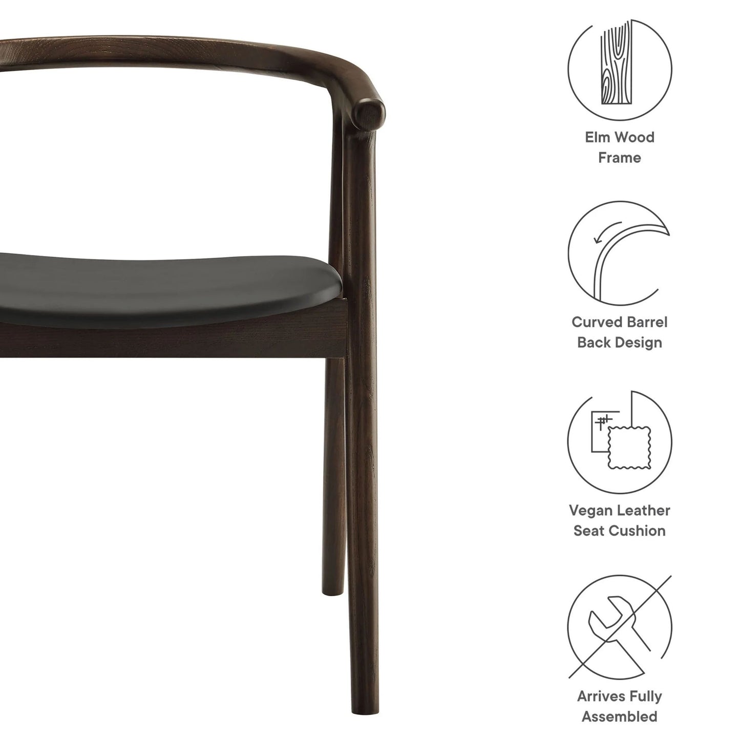 Matti Dining Chair, Black