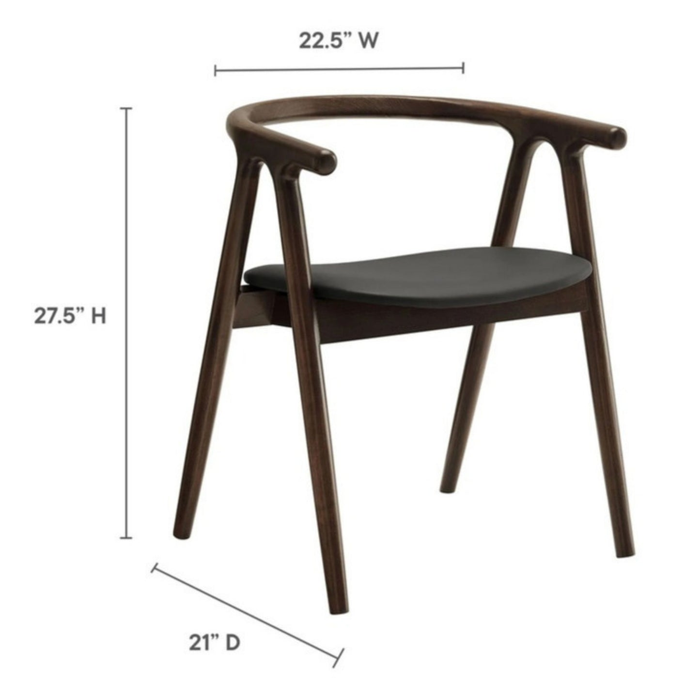 Matti Dining Chair, Black