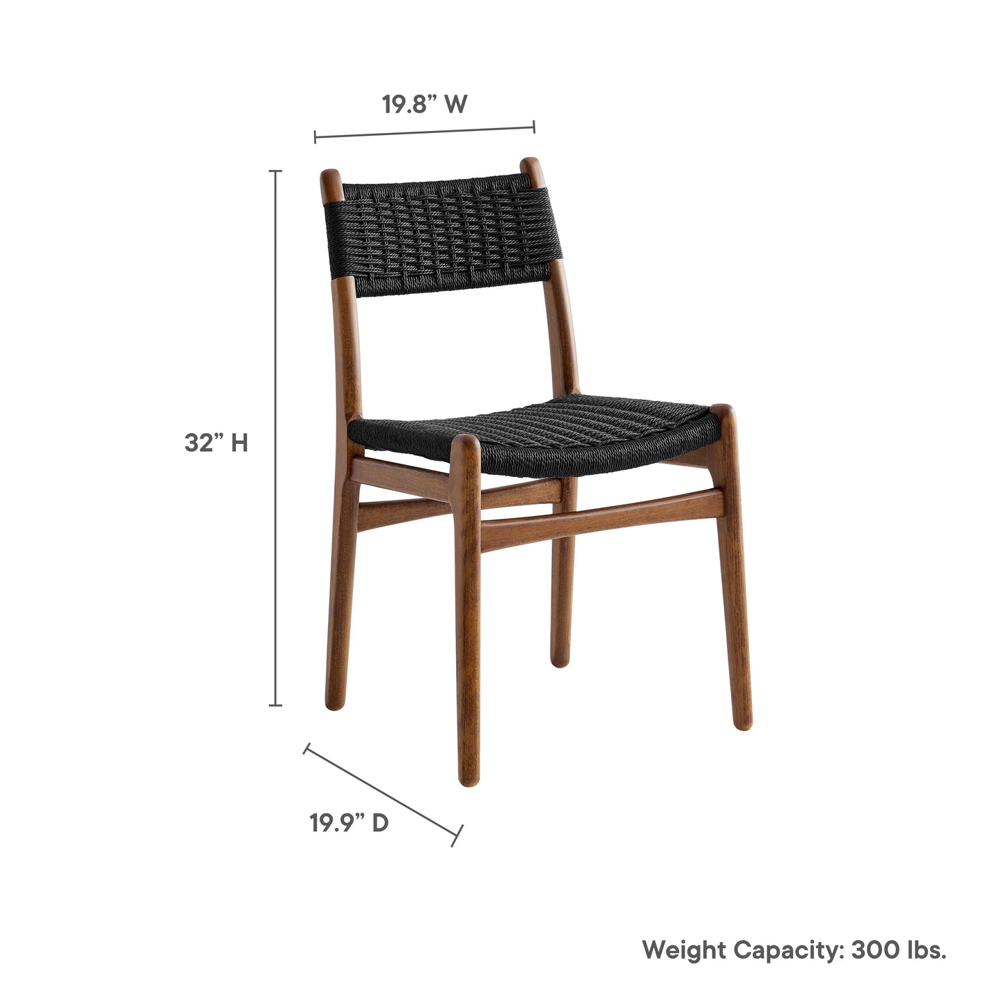 Marcus Dining Chair, Black