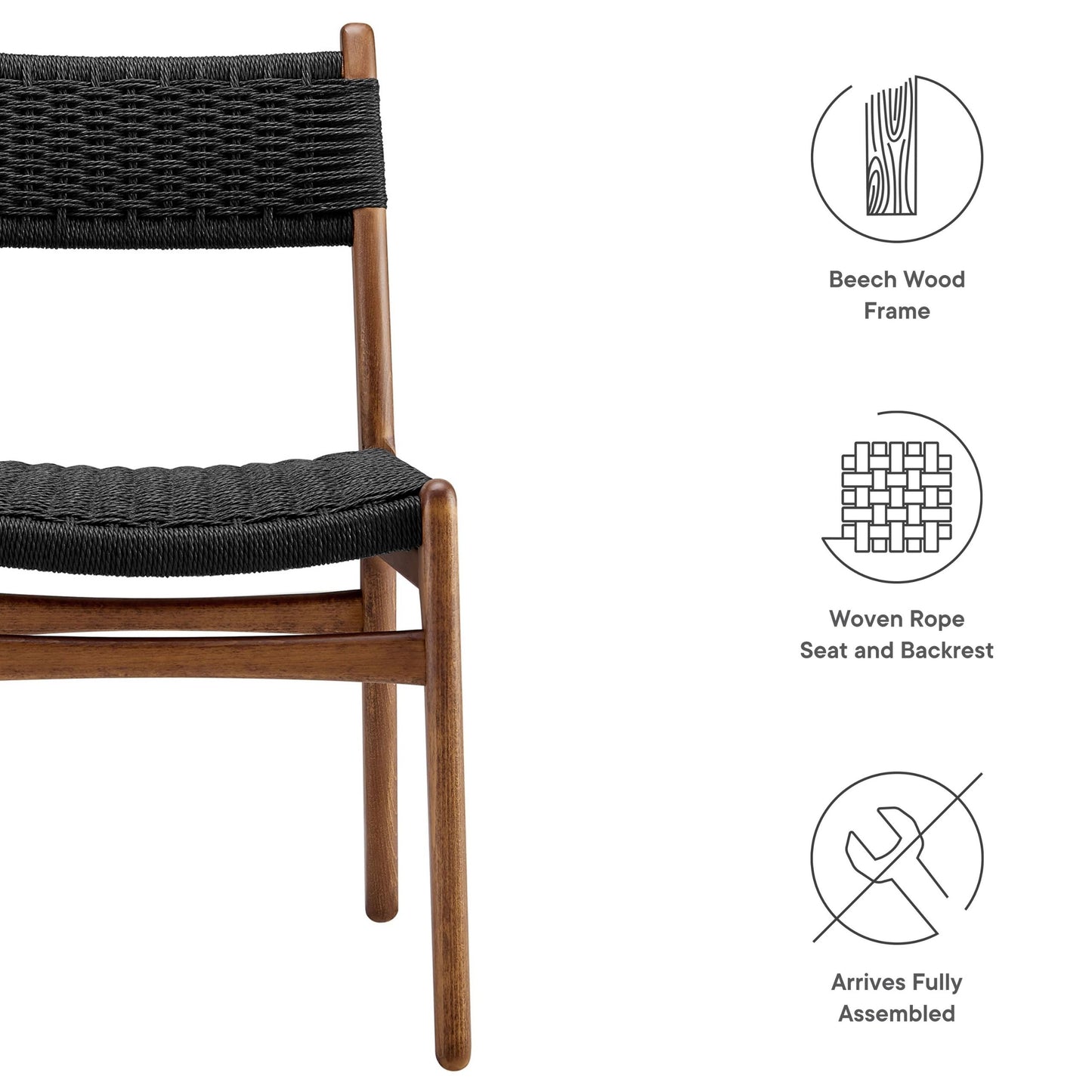 Marcus Dining Chair, Black