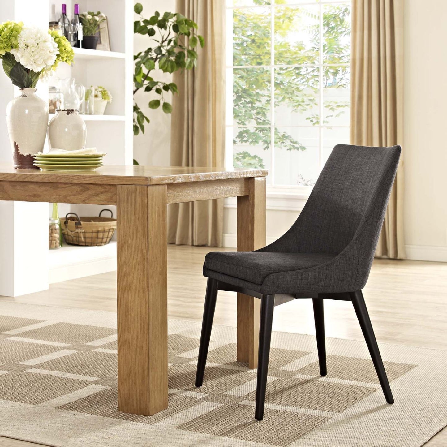 Lucas Dining Chair, Brown