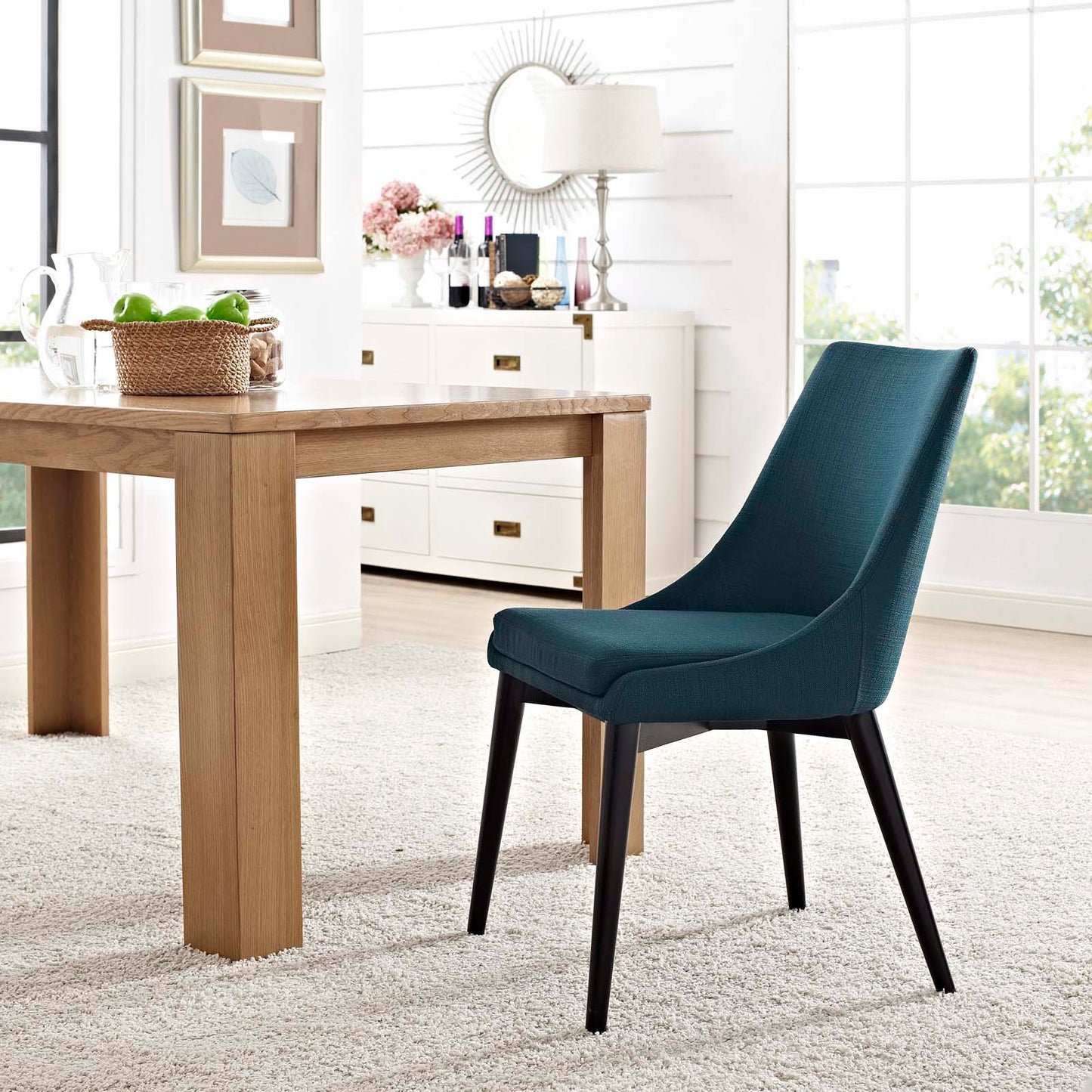 Lucas Dining Chair, Azure