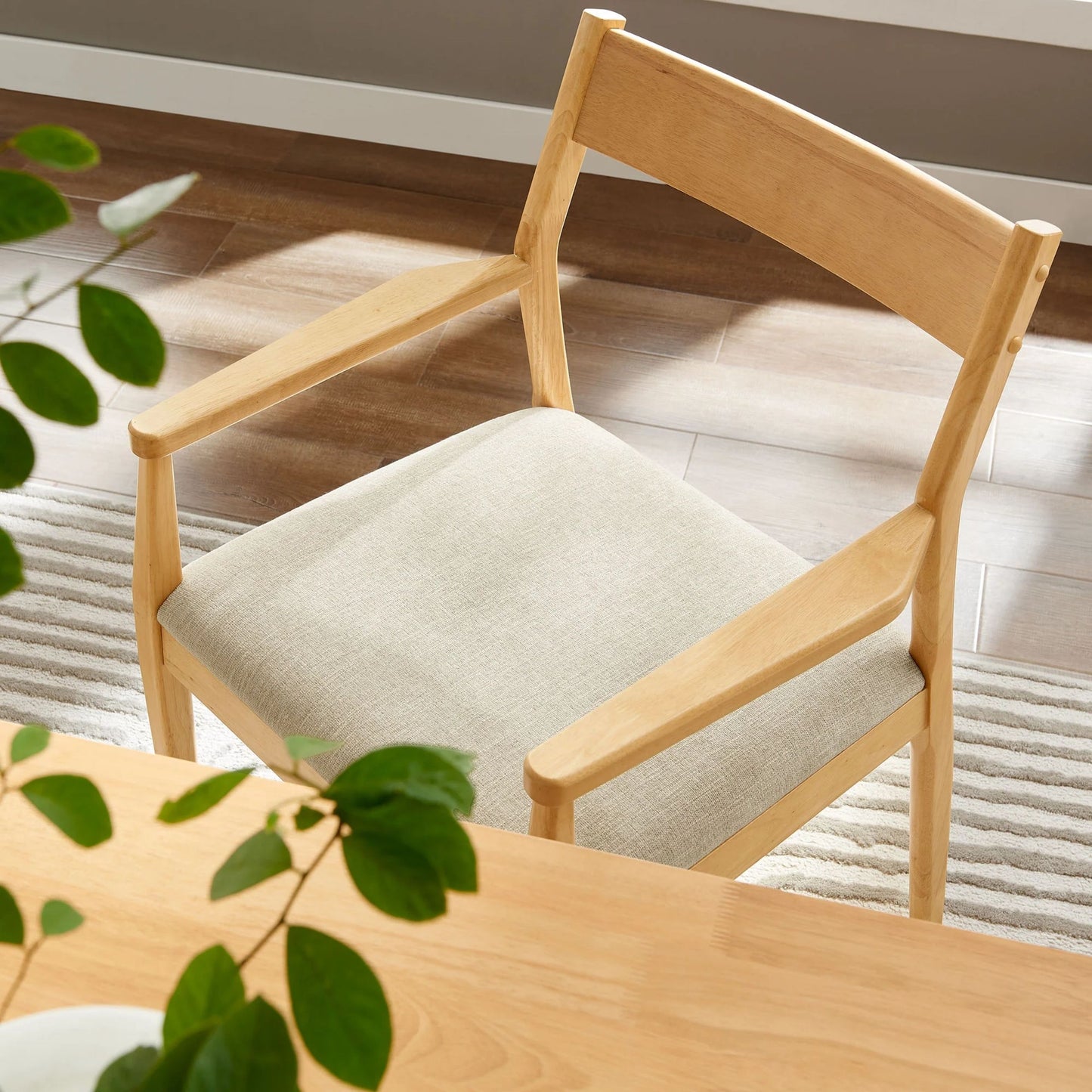 Jaiden Fabric Dining Chair, Natural