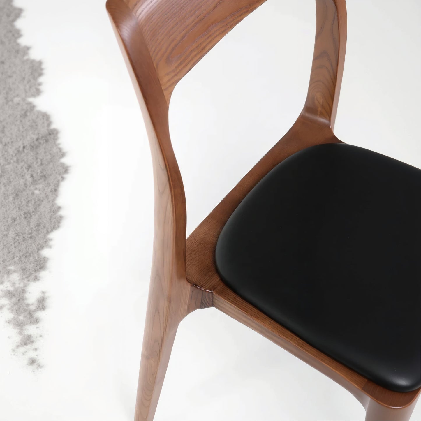 H Dining Chair, Walnut