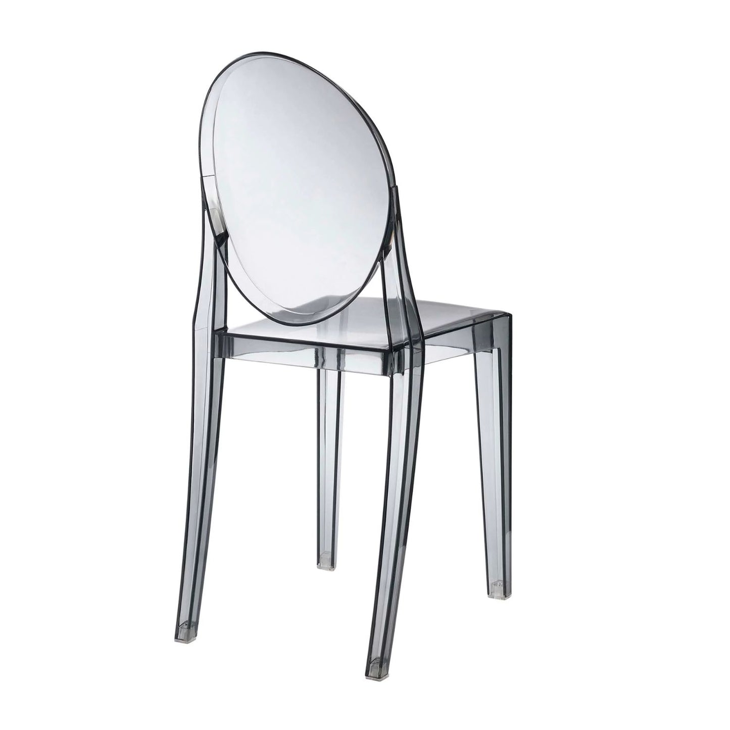Ghost Dining Chair, Smoke Gray
