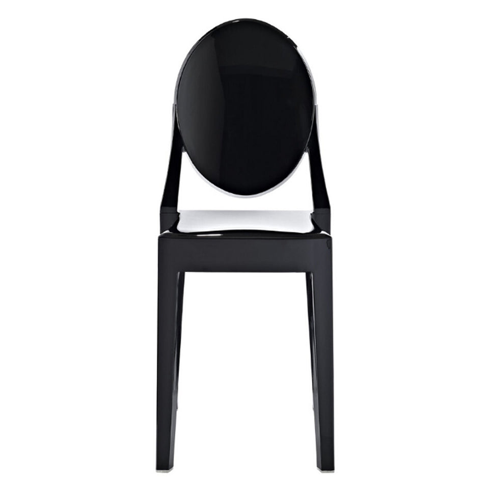 Ghost Dining Chair, Black