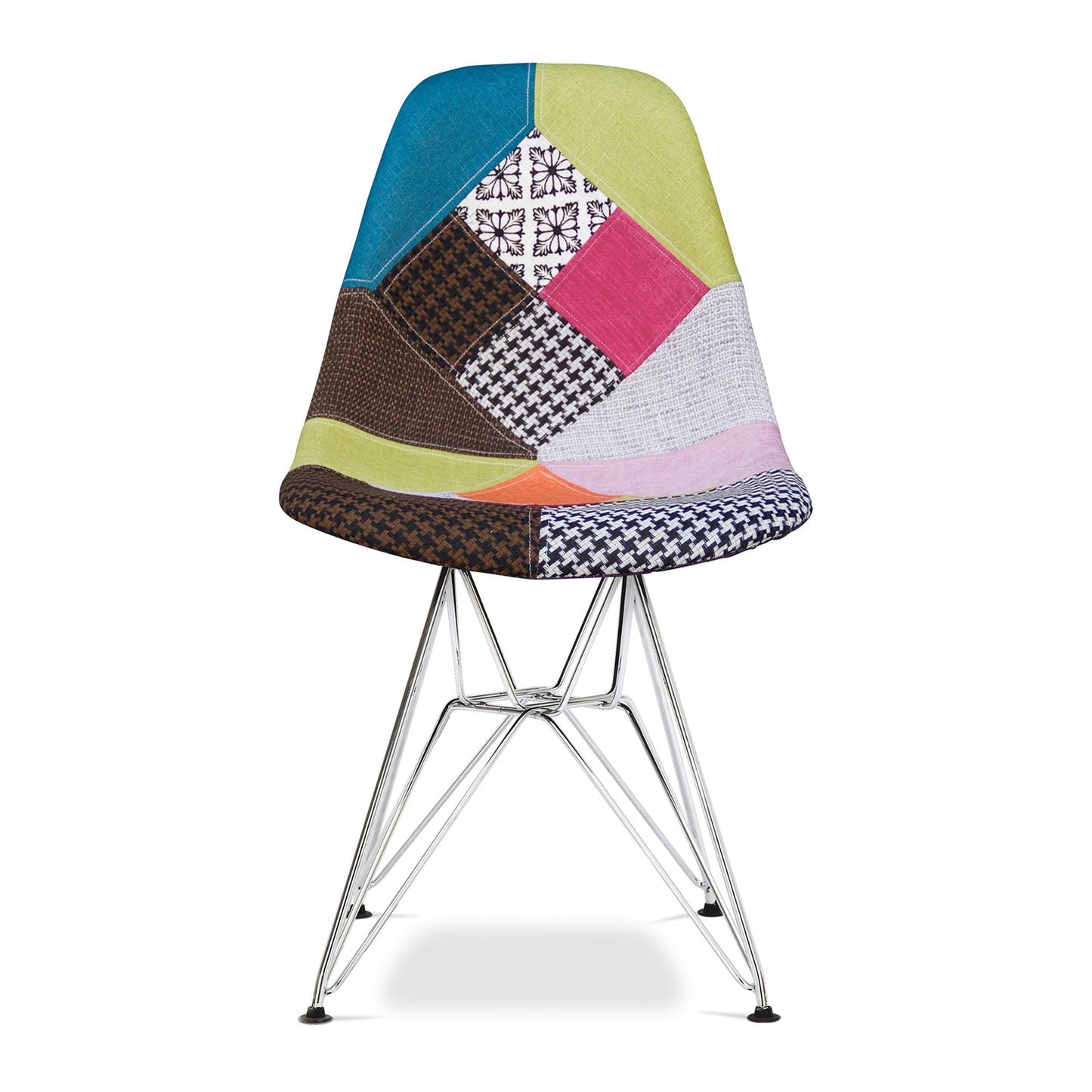 Eiffel Chair With Steel Legs, Multi
