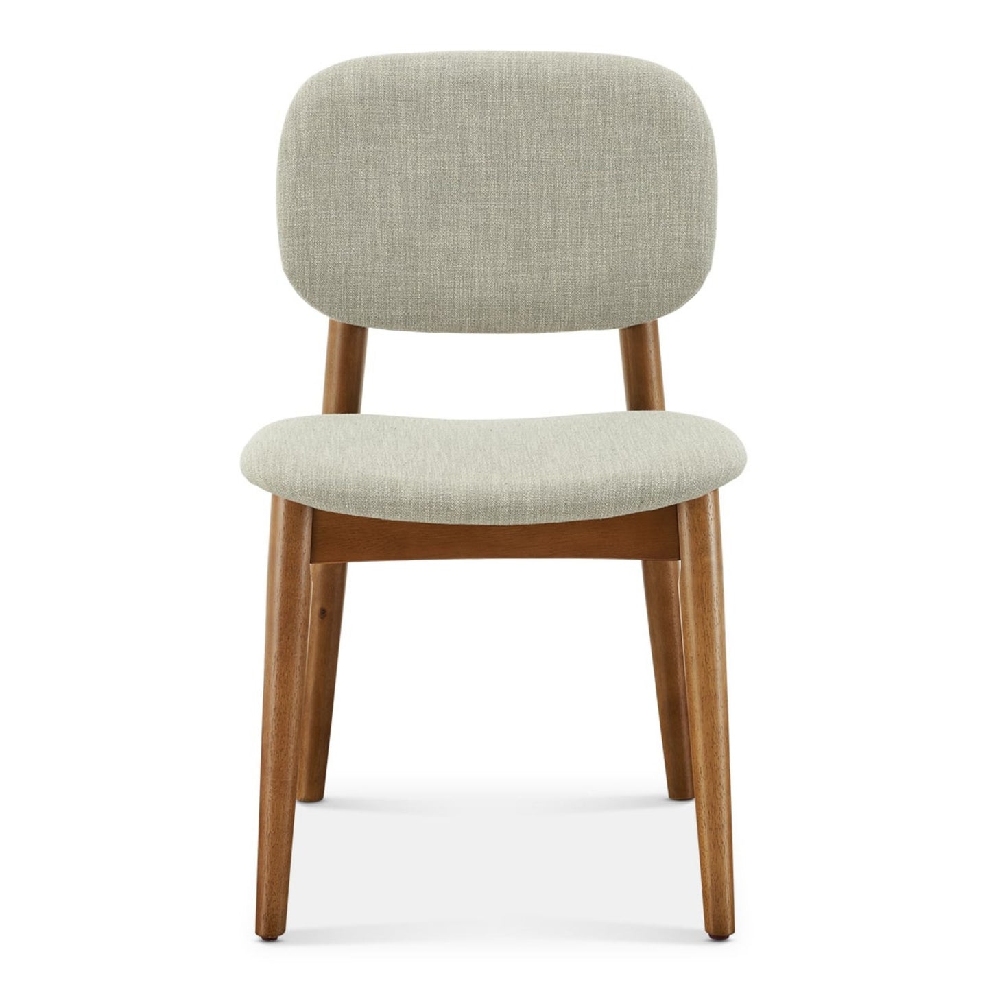 Cooper Dining Chair, Walnut Stain, Ivory